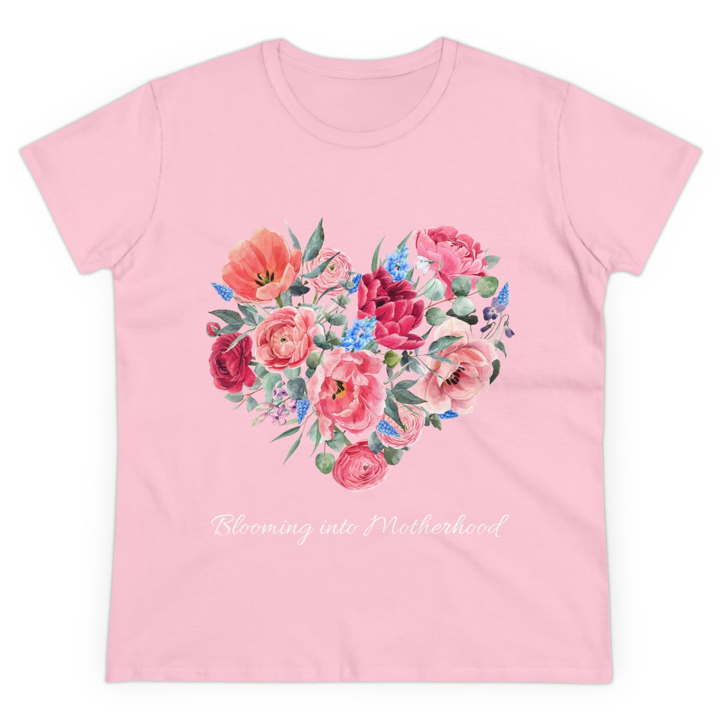 Blooming into Motherhood Cotton Tee 🌸