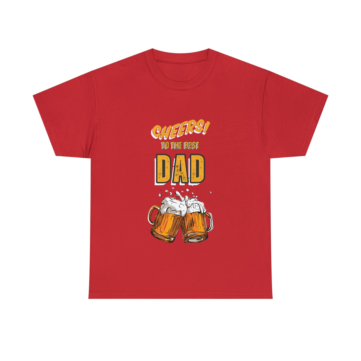 Cheers to the Best Dad Heavy Cotton Tee