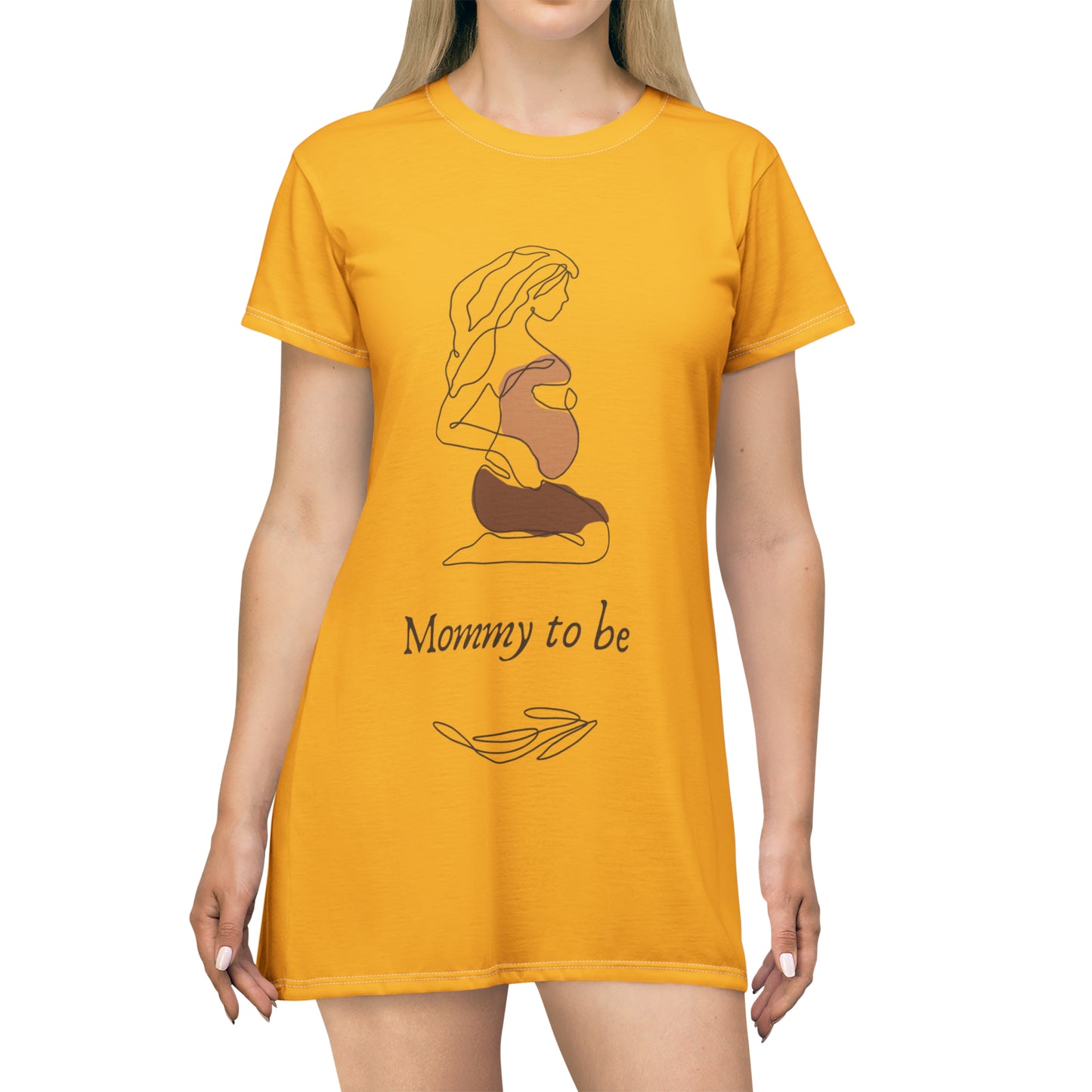 Mom-to-be T-Shirt Dress