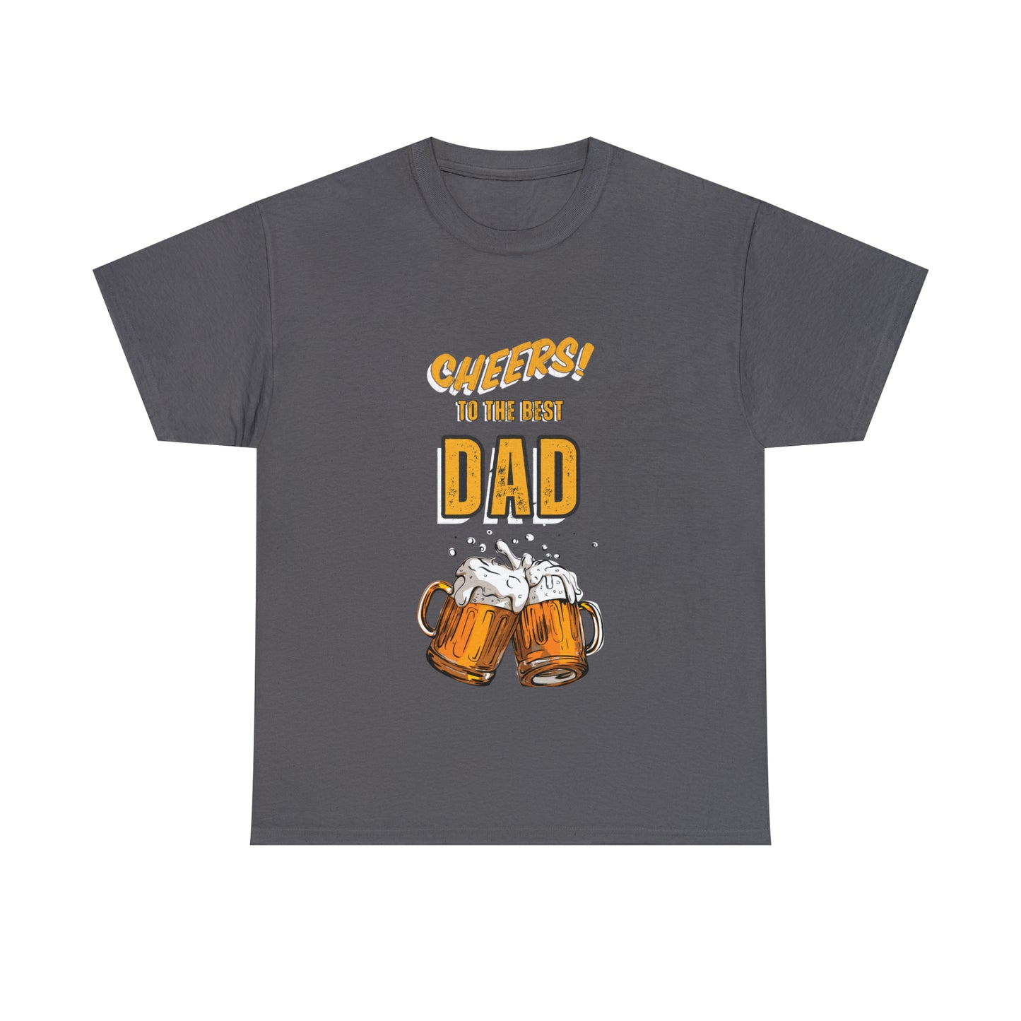 Cheers to the Best Dad Heavy Cotton Tee