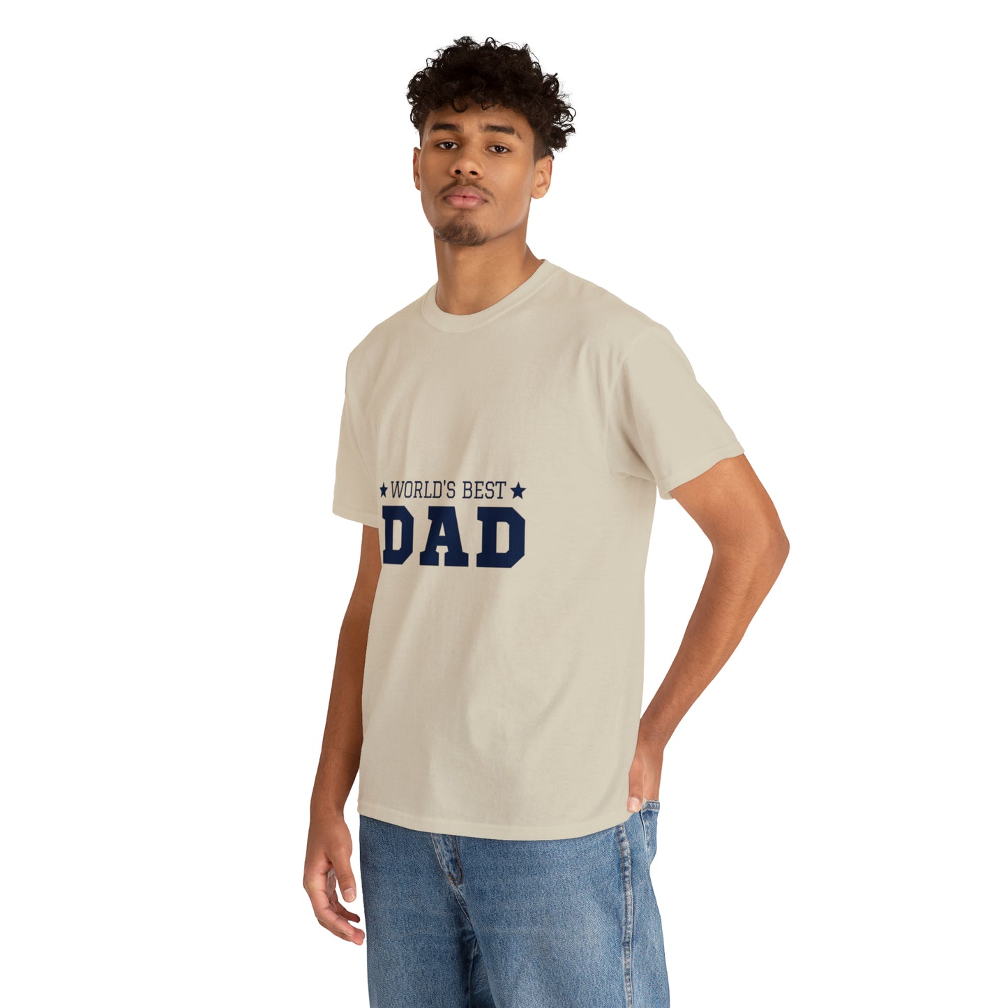 World's Best Dad Heavy Cotton Tee