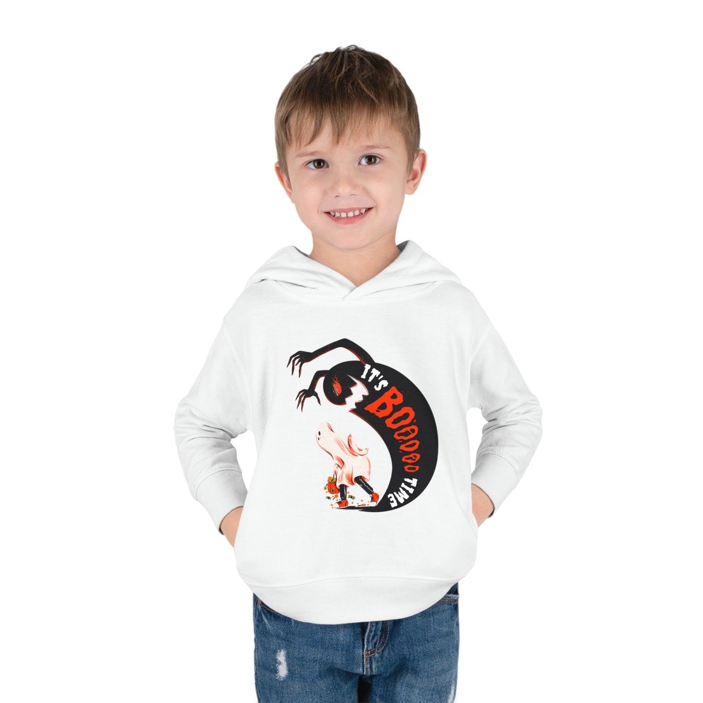 It's Boo Time Halloween Pullover Fleece Hoodie