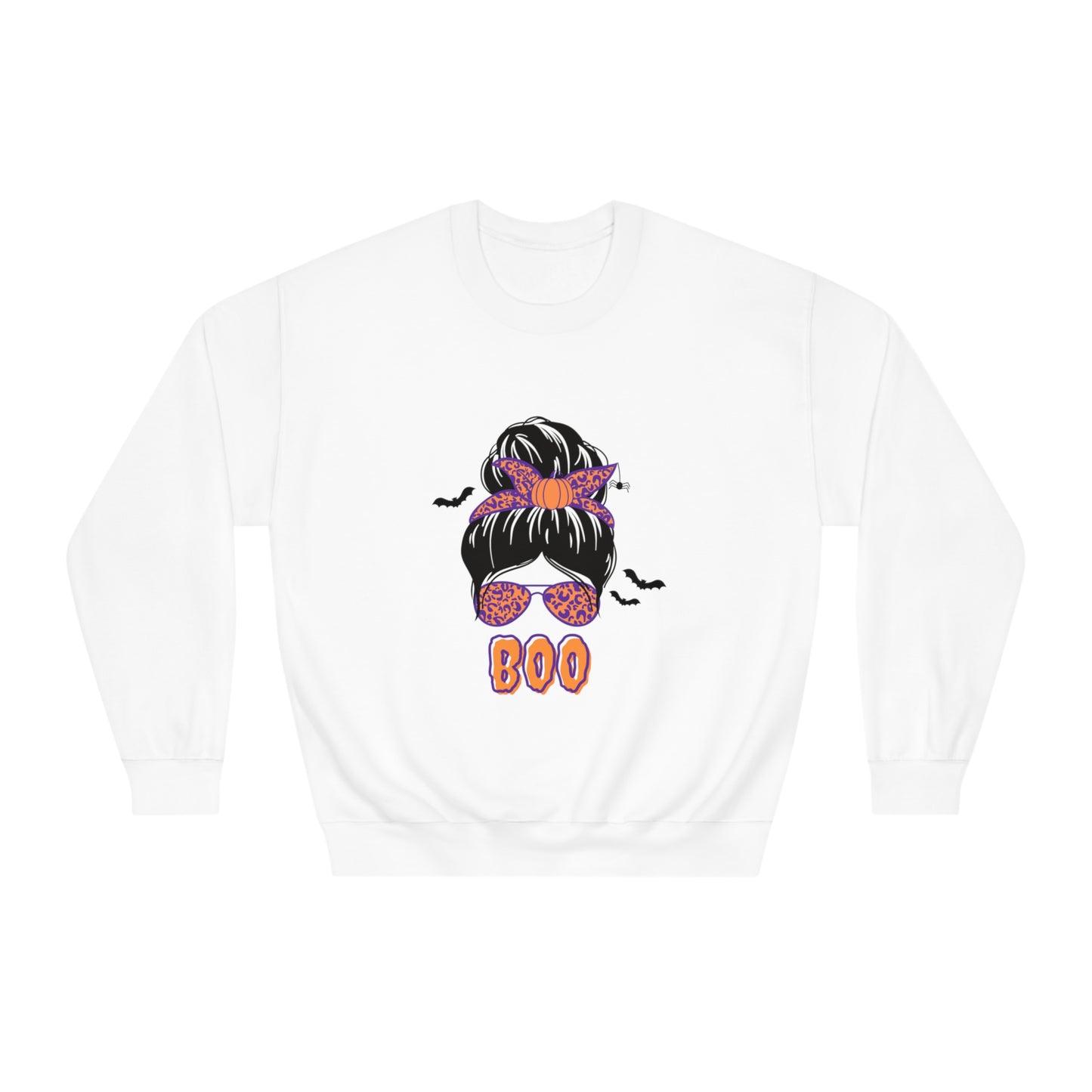 Halloween BOO Crewneck Sweatshirt for Moms