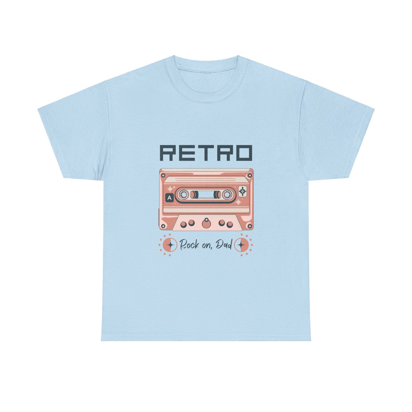 Rock On Dad" Retro T-Shirt - The Perfect Father's Day Gift!