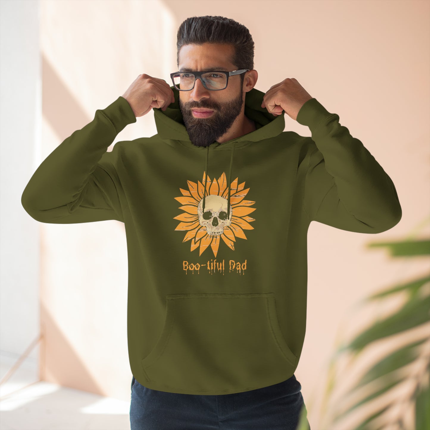 Halloween Premium Pullover Hoodie for Boo-tiful Dad