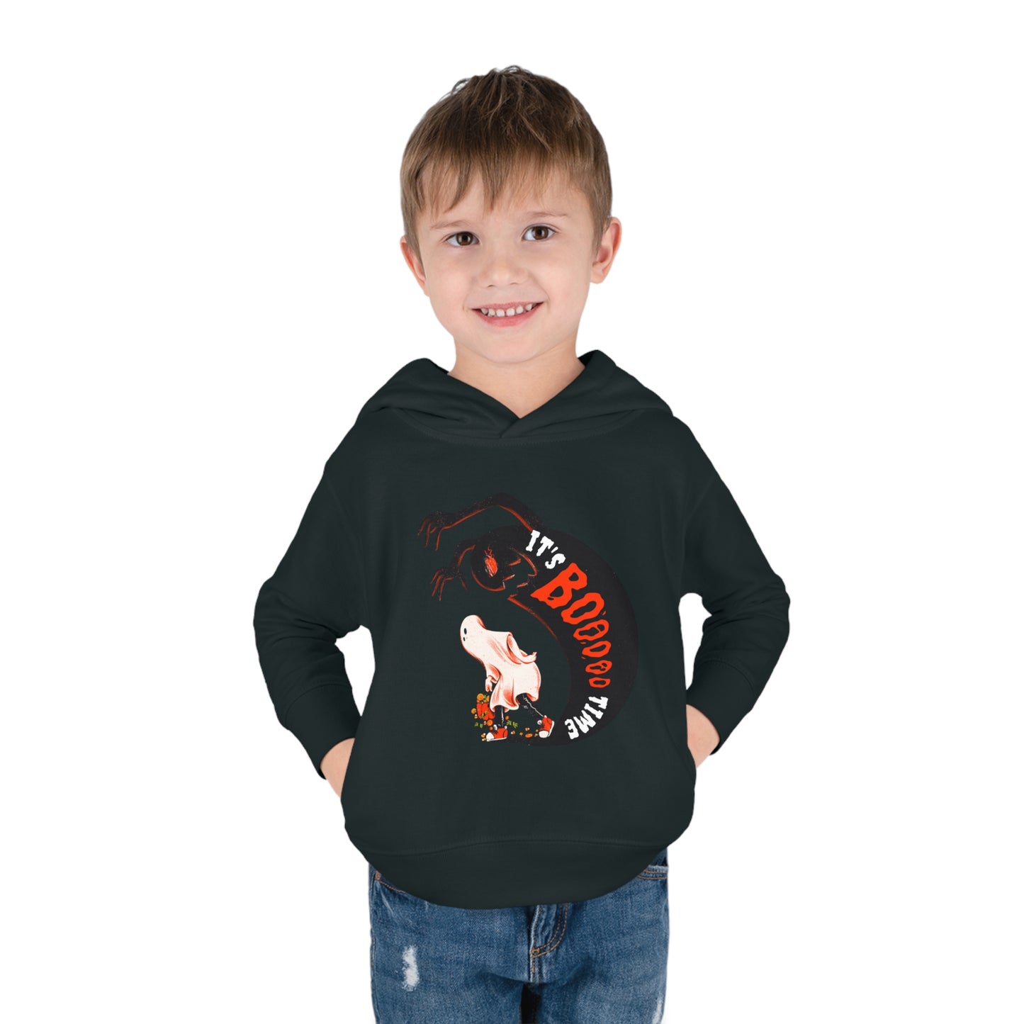 It's Boo Time Halloween Pullover Fleece Hoodie