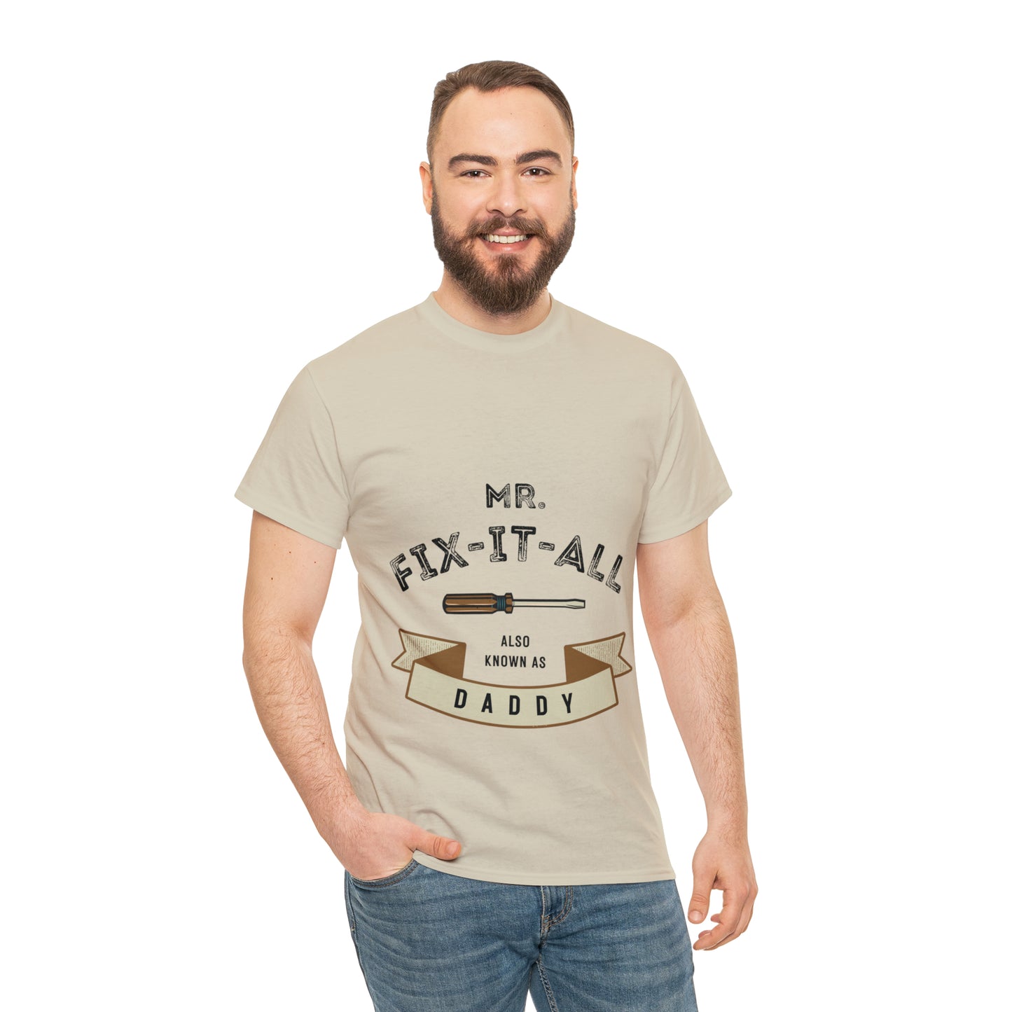 Fix it all Dad T-shirt- Heavy Cotton Tee