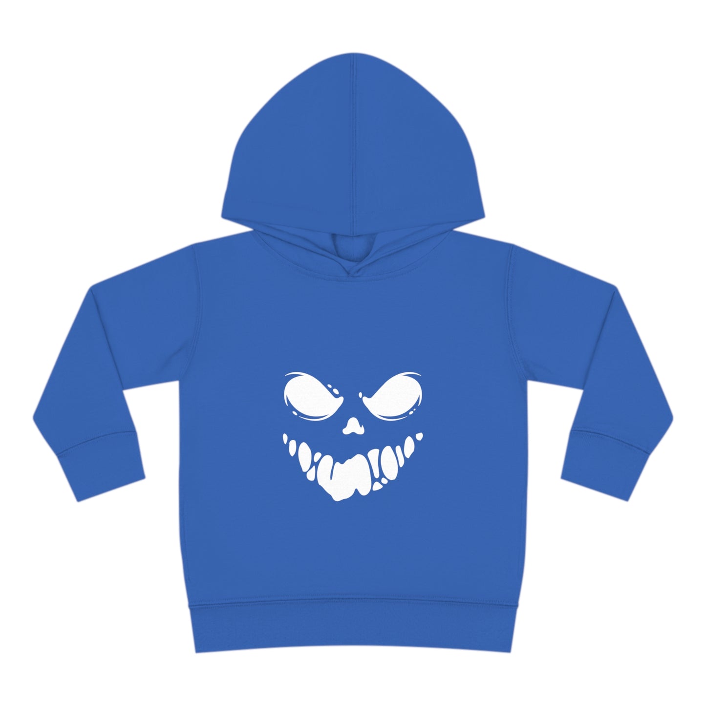 Toddler Pullover Fleece Hoodie with Spooky Face