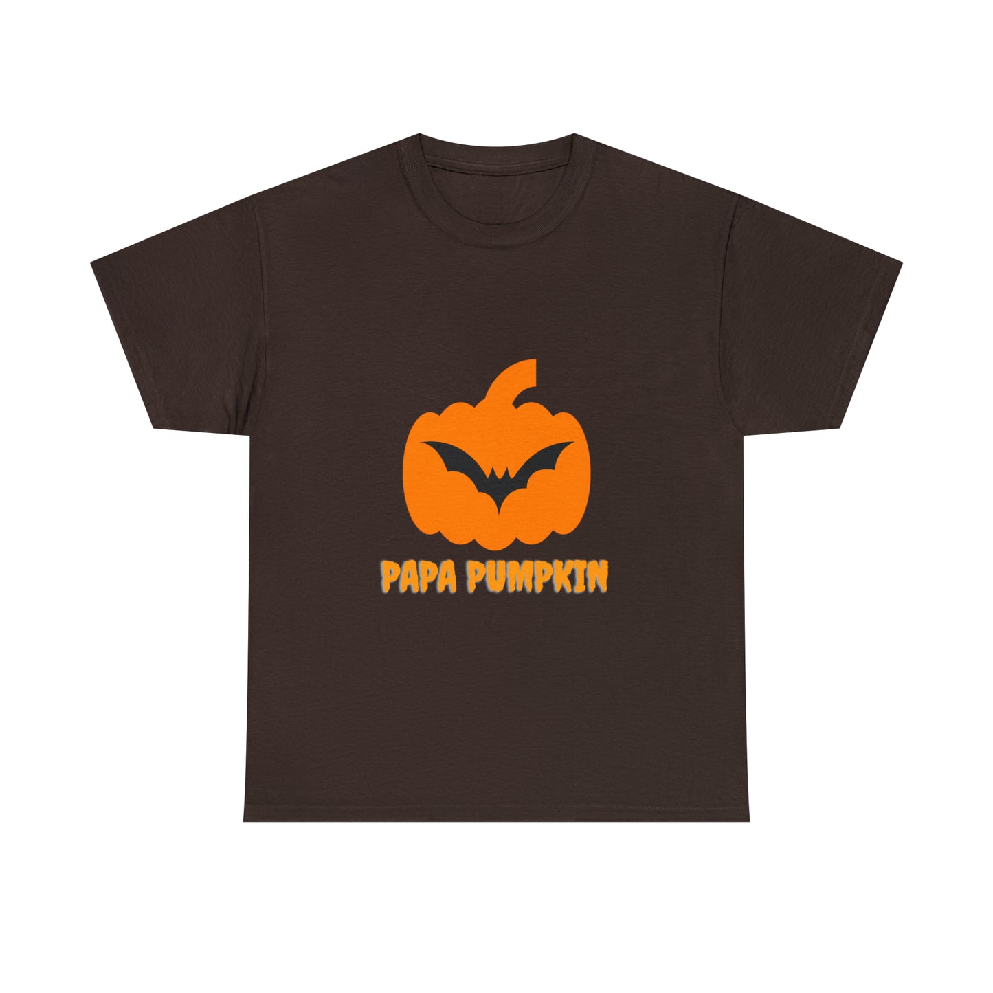 Halloween Pumpkin Heavy Cotton Tee for Dad