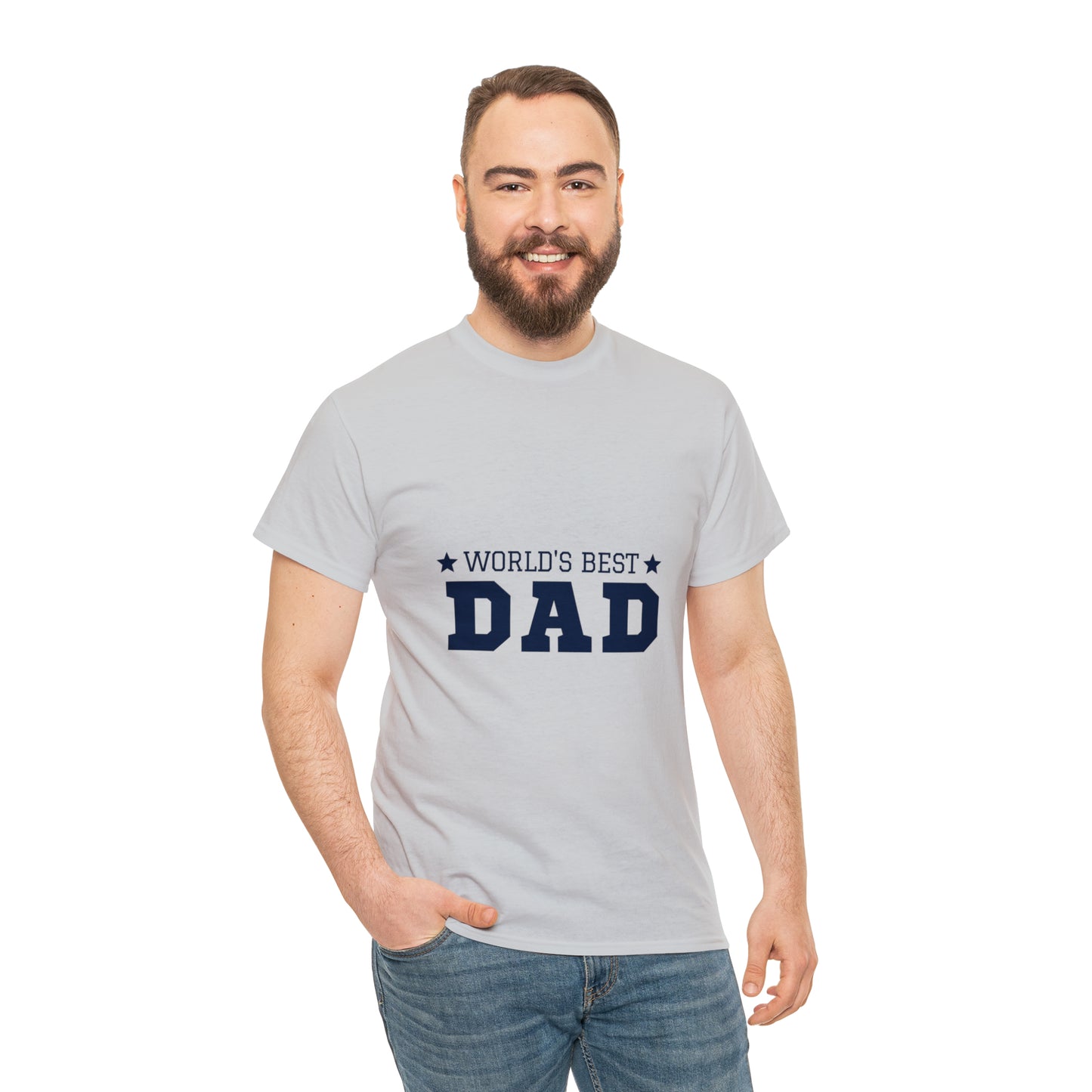 World's Best Dad Heavy Cotton Tee