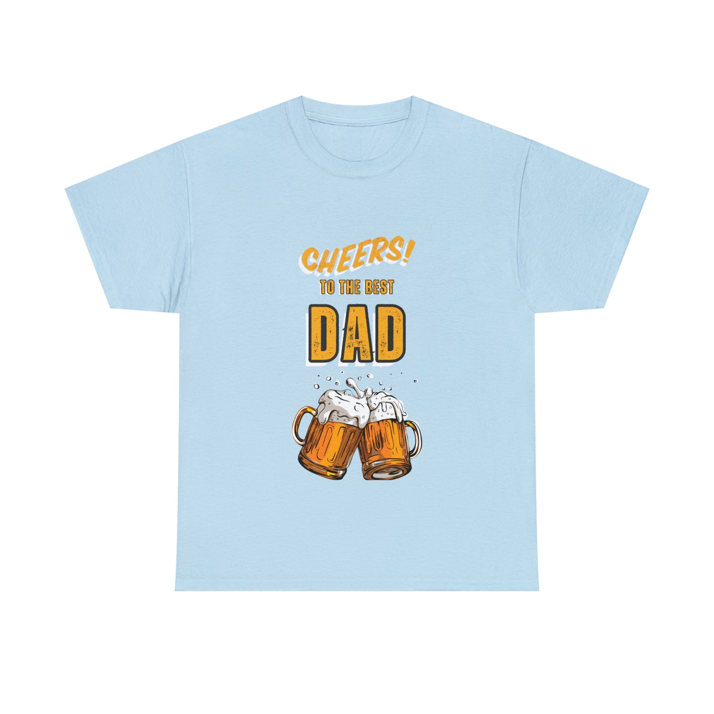 Cheers to the Best Dad Heavy Cotton Tee