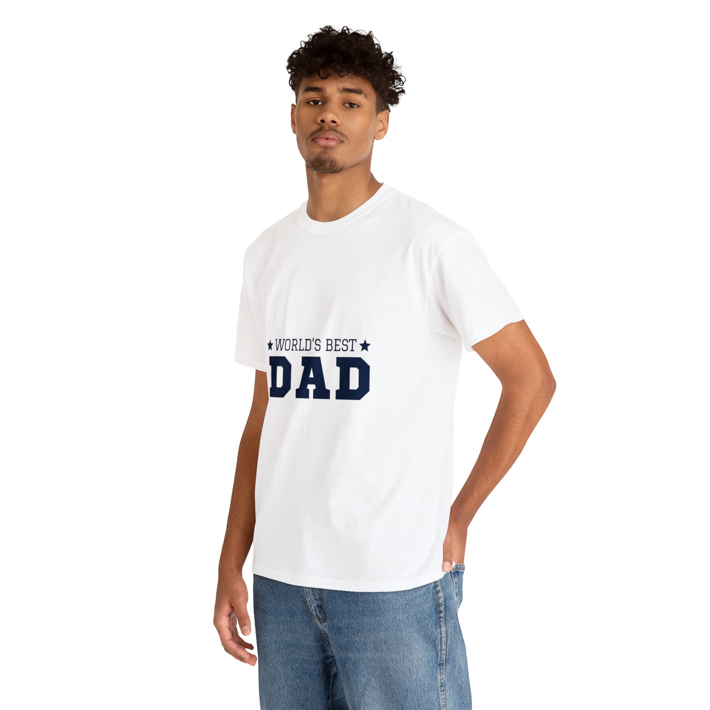 World's Best Dad Heavy Cotton Tee