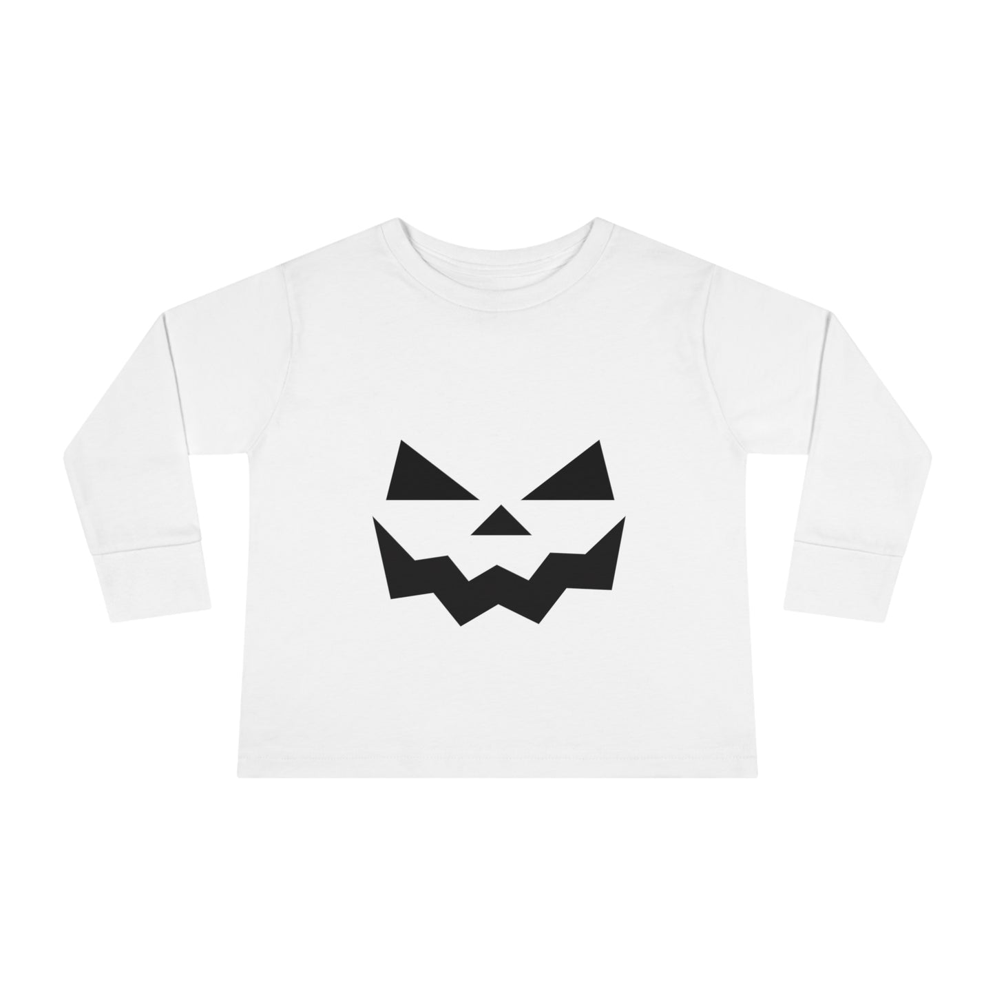 Halloween Pumpkin Faced Long Sleeve Tee for Toddlers