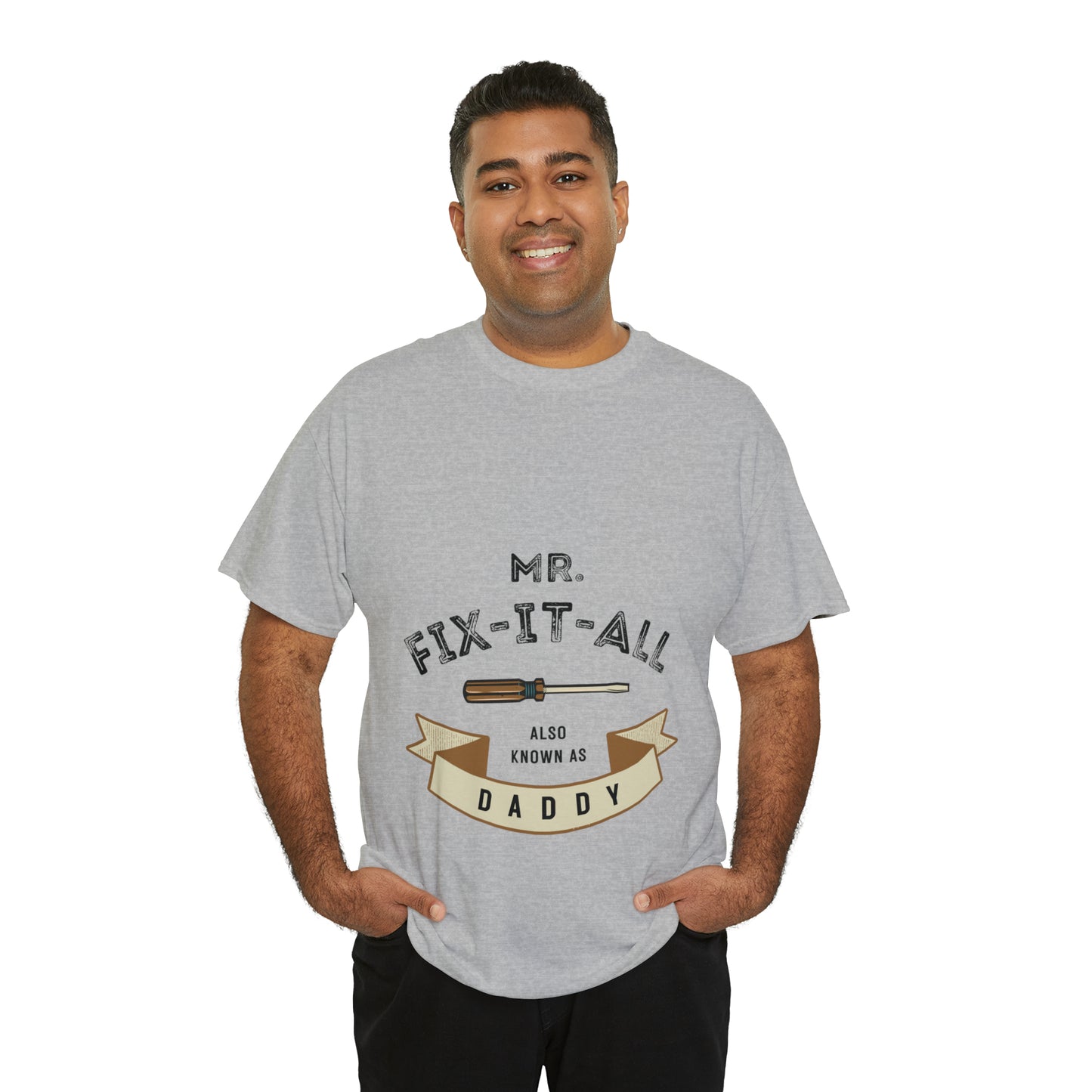 Fix it all Dad T-shirt- Heavy Cotton Tee