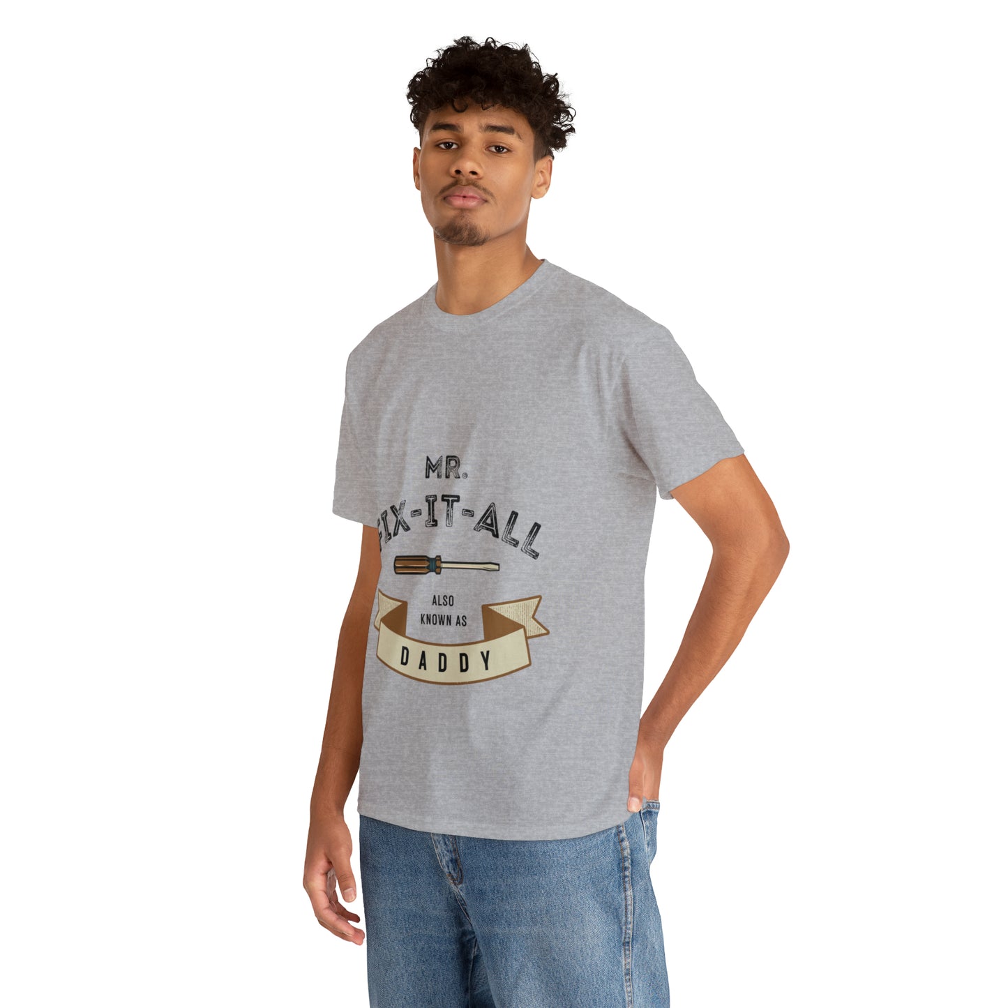 Fix it all Dad T-shirt- Heavy Cotton Tee