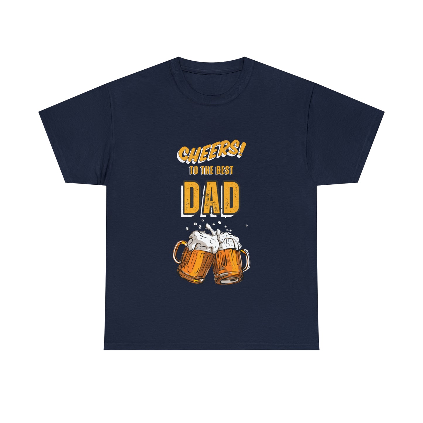 Cheers to the Best Dad Heavy Cotton Tee