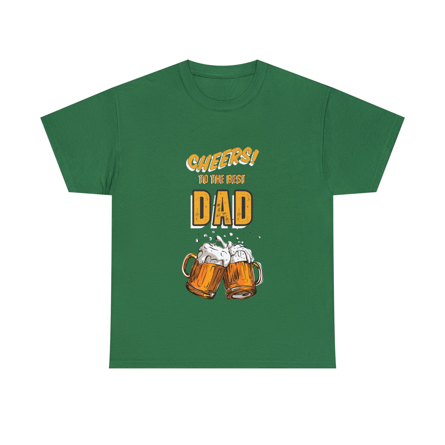 Cheers to the Best Dad Heavy Cotton Tee