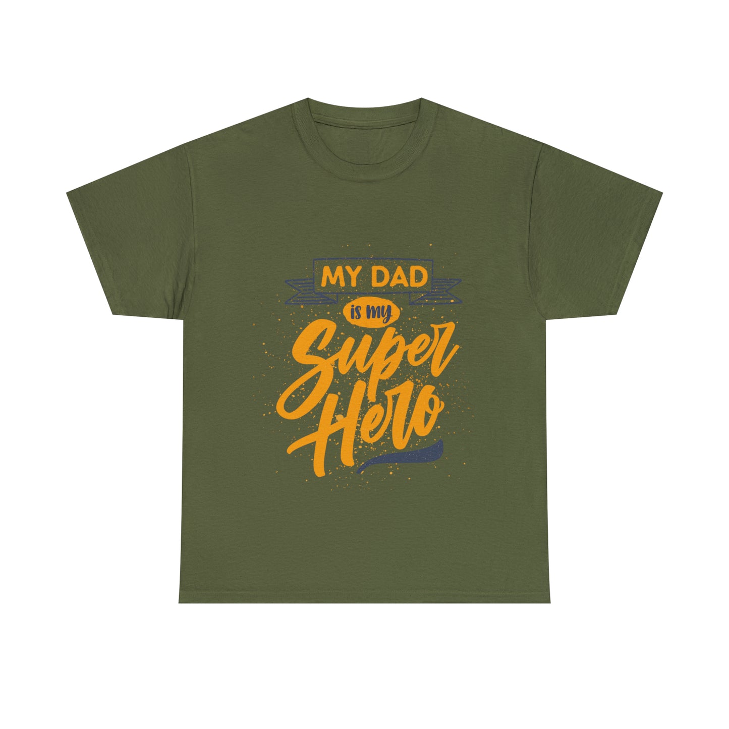 My Dad is my Superhero Heavy Cotton Tee