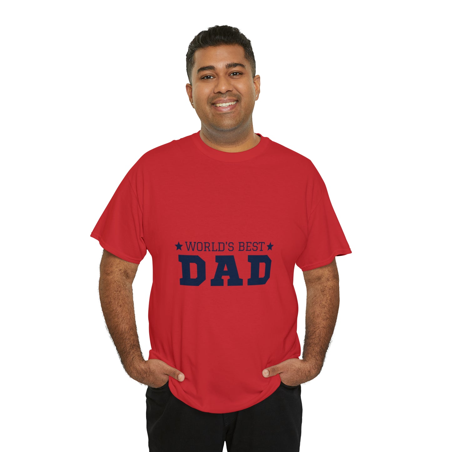 World's Best Dad Heavy Cotton Tee