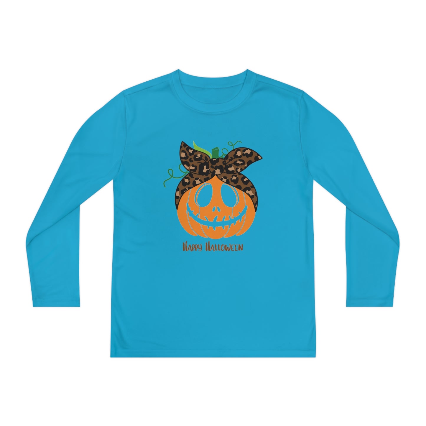 Halloween Pumpkin Long Sleeve Competitor Tee