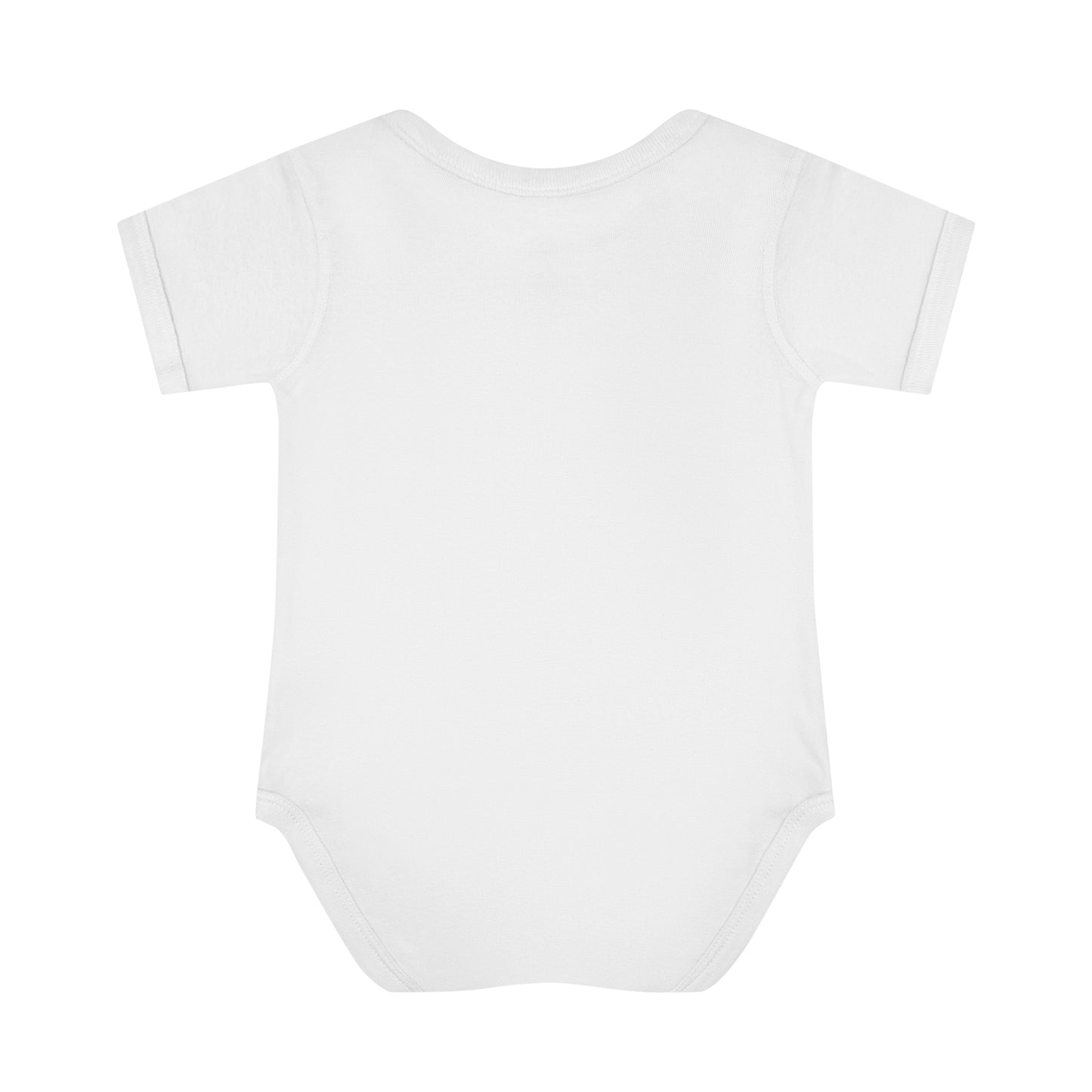 Infant Baby Rib Bodysuit with a message - Keep on smiling