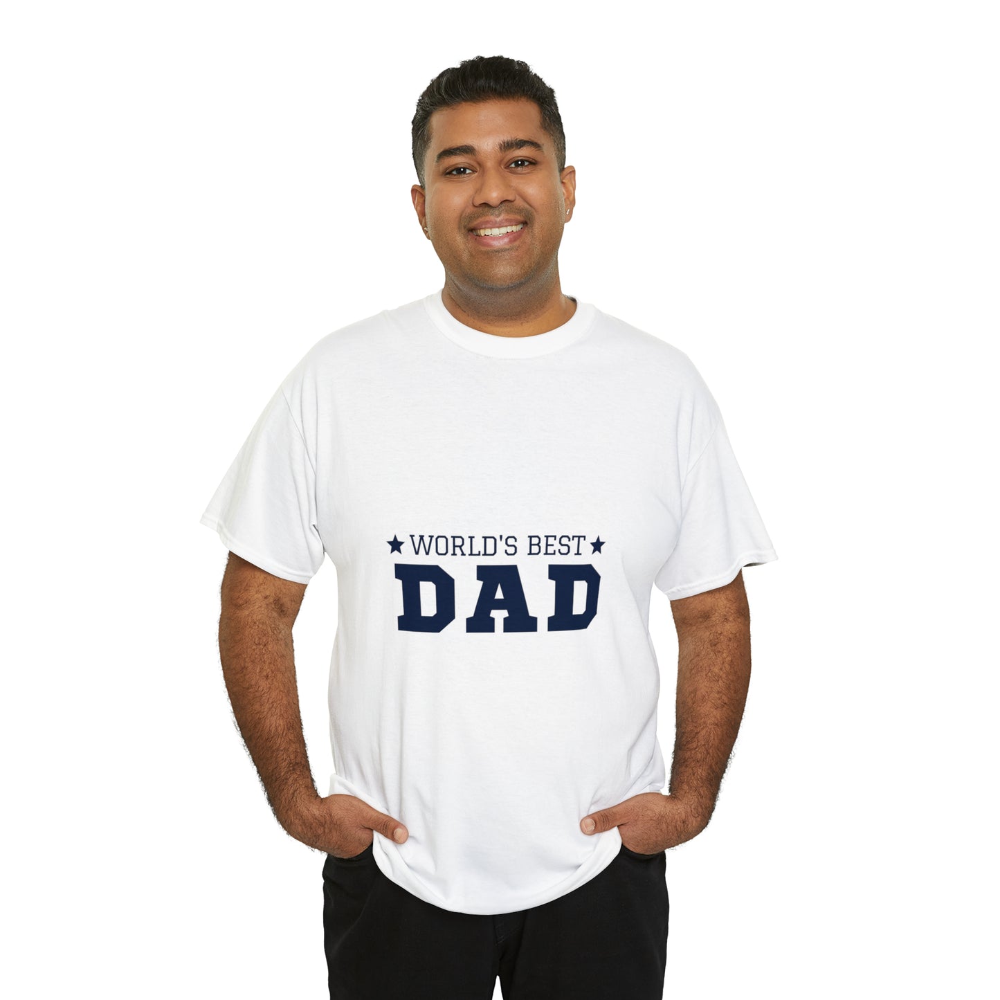 World's Best Dad Heavy Cotton Tee