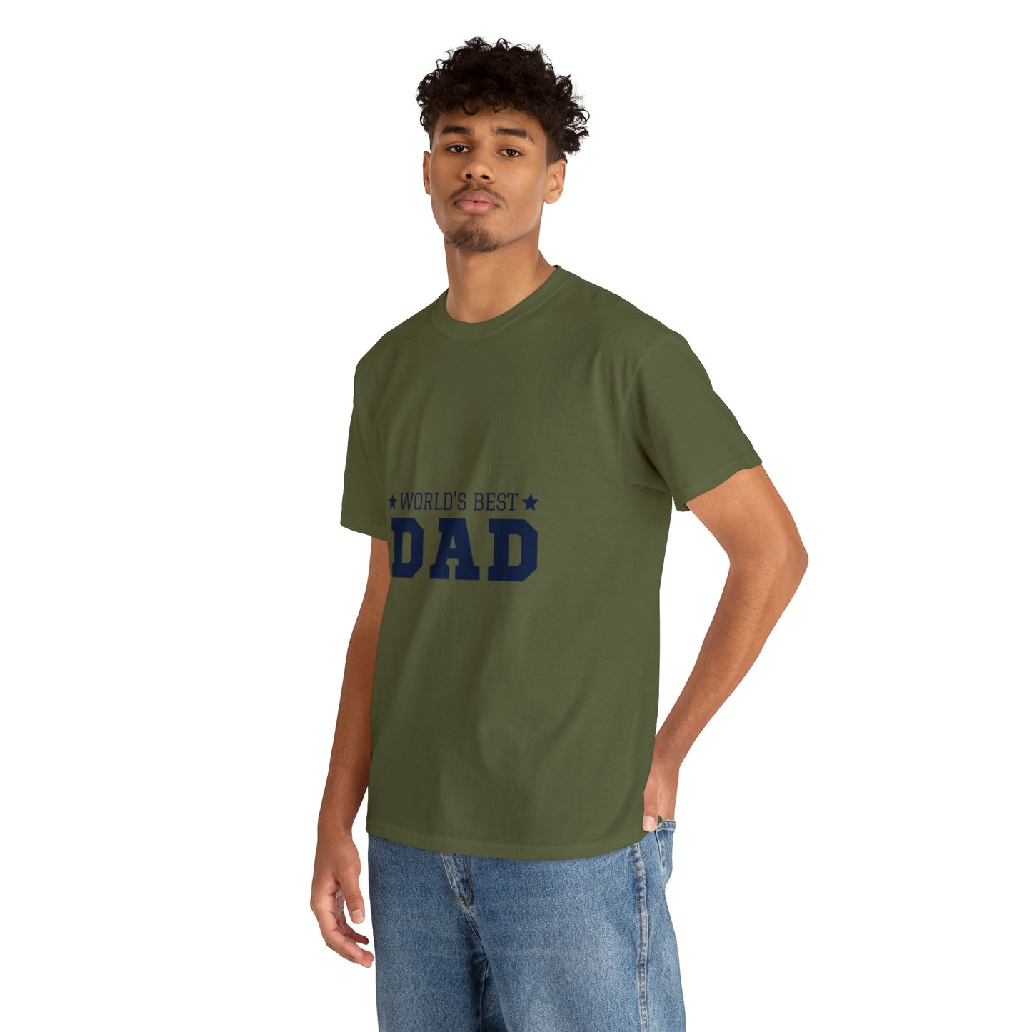 World's Best Dad Heavy Cotton Tee