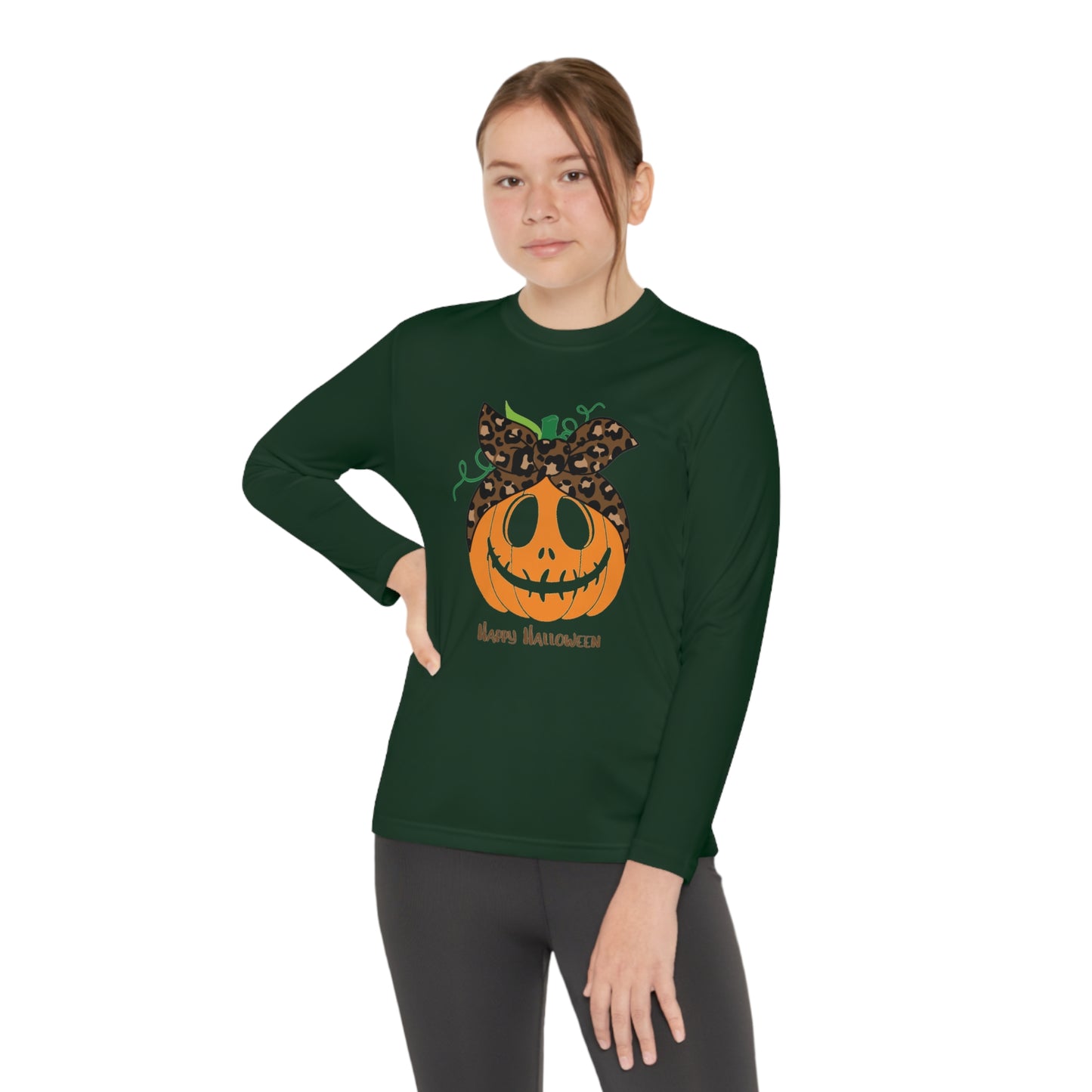 Halloween Pumpkin Long Sleeve Competitor Tee