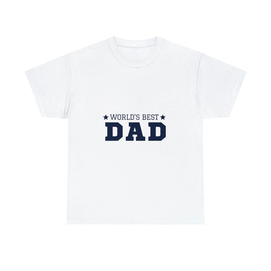 World's Best Dad Heavy Cotton Tee