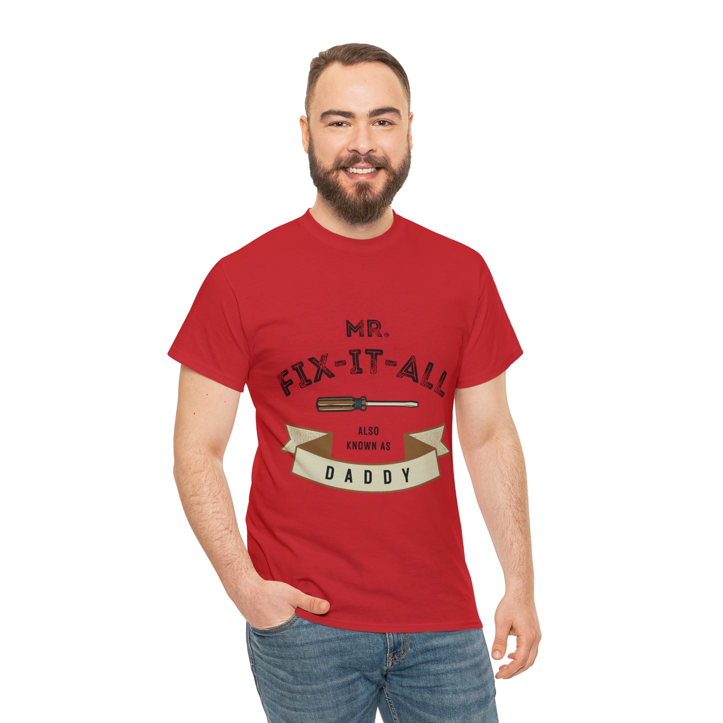 Fix it all Dad T-shirt- Heavy Cotton Tee