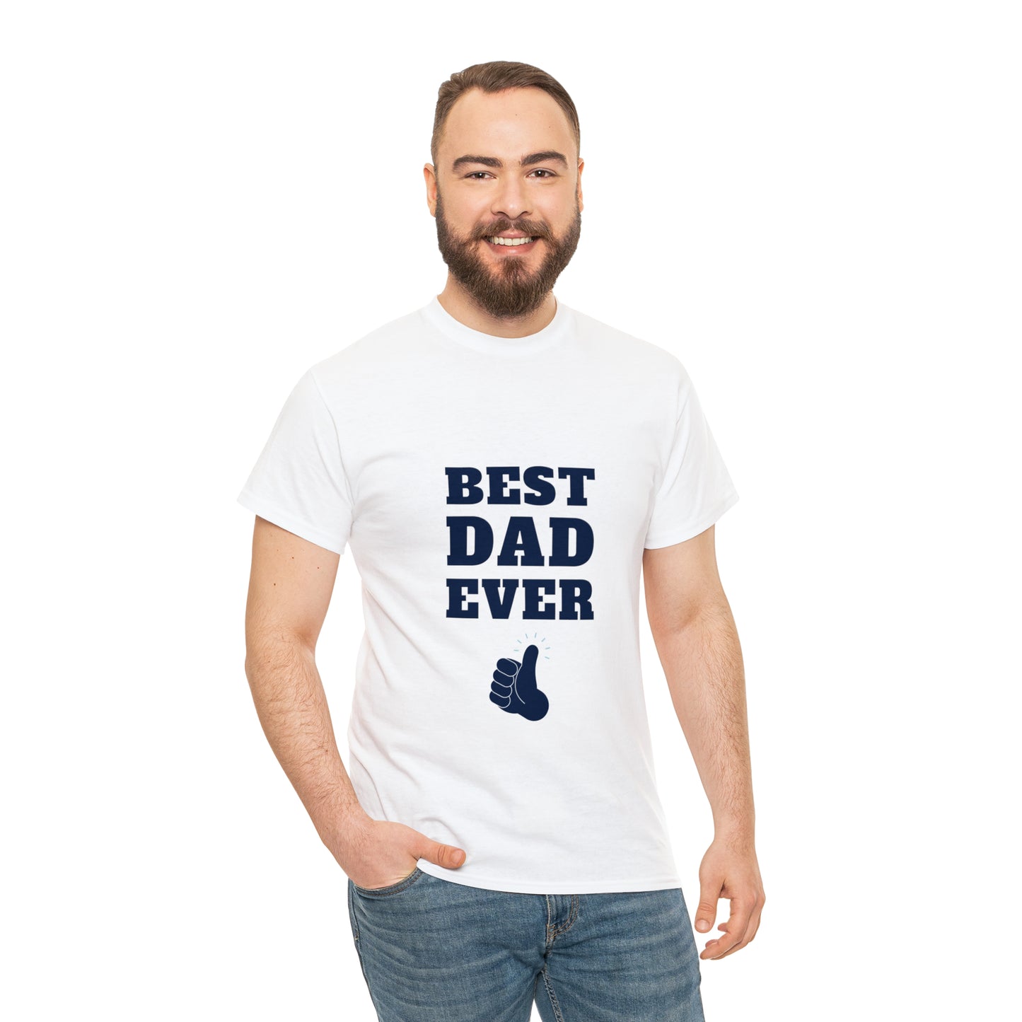 Best Dad Ever Heavy Cotton Tee