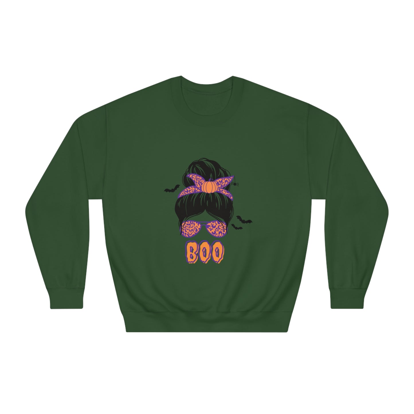 Halloween BOO Crewneck Sweatshirt for Moms