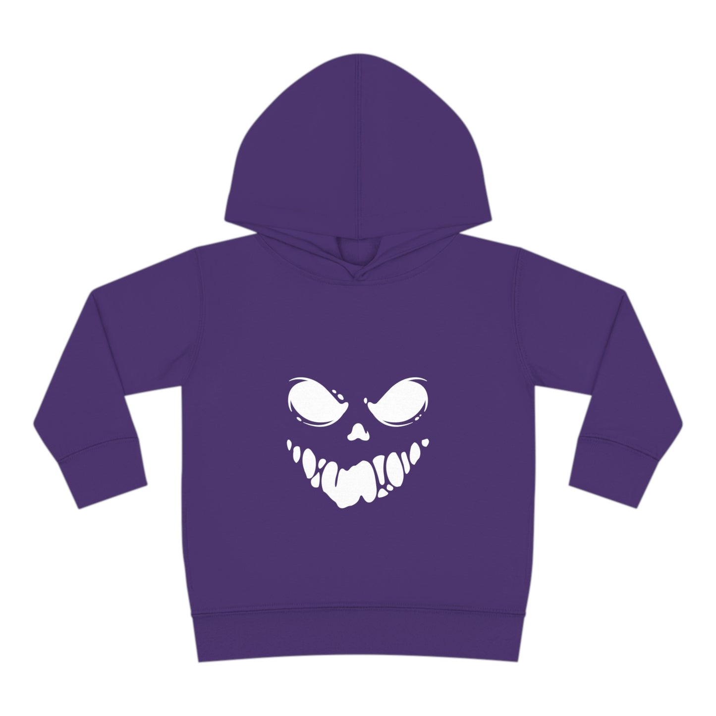 Toddler Pullover Fleece Hoodie with Spooky Face