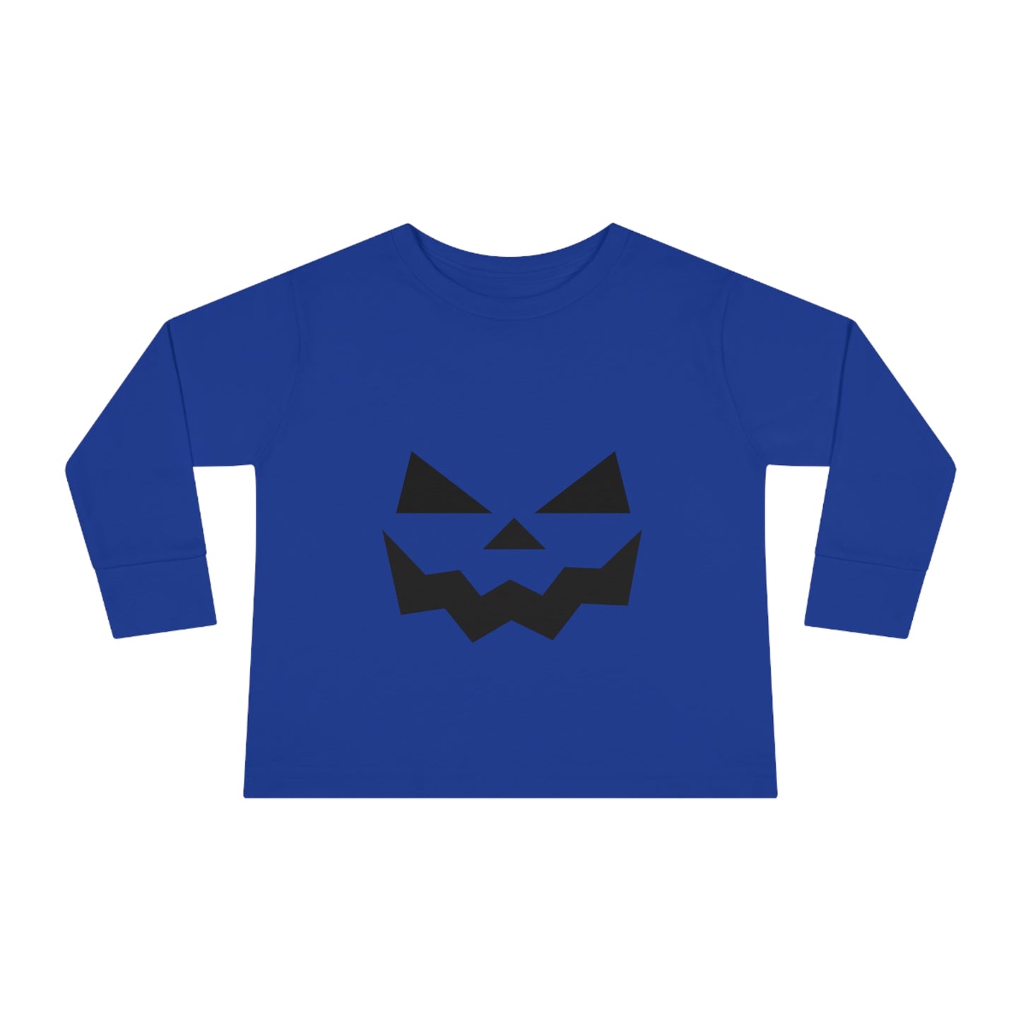 Halloween Pumpkin Faced Long Sleeve Tee for Toddlers