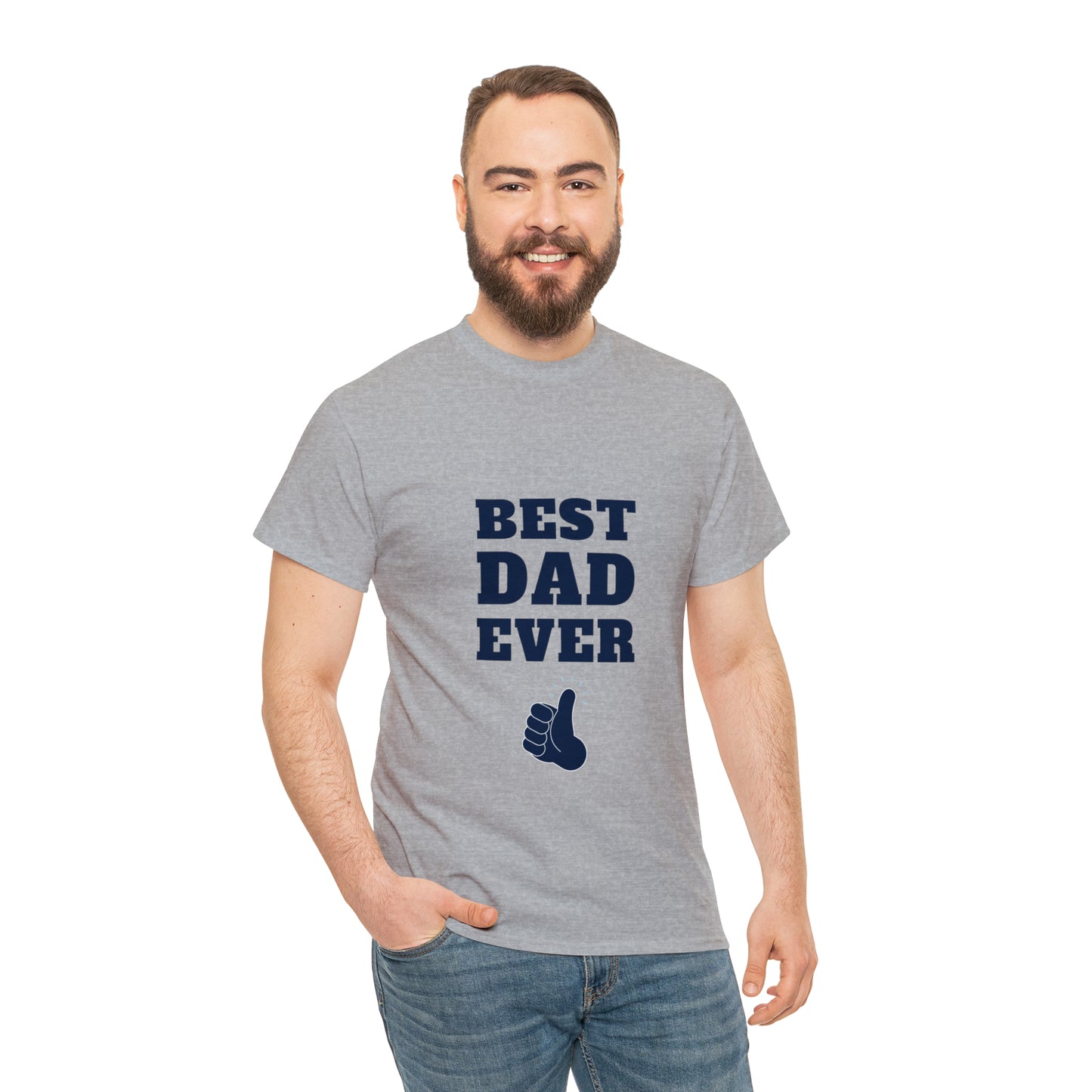 Best Dad Ever Heavy Cotton Tee