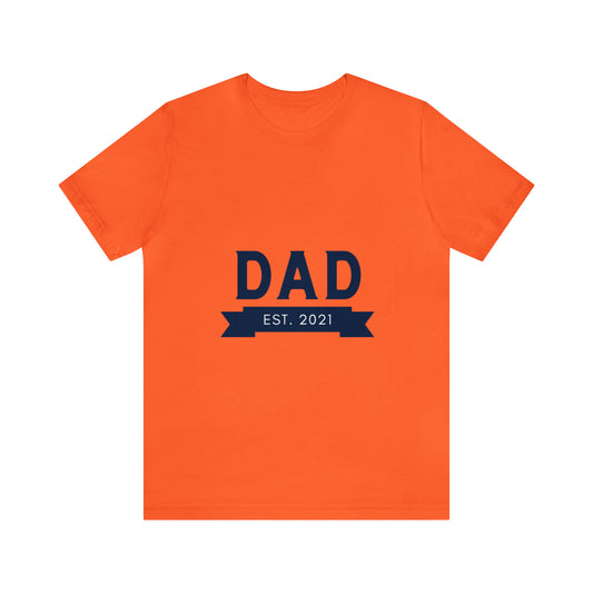 Dad Est. 2021 Jersey Short Sleeve Tee