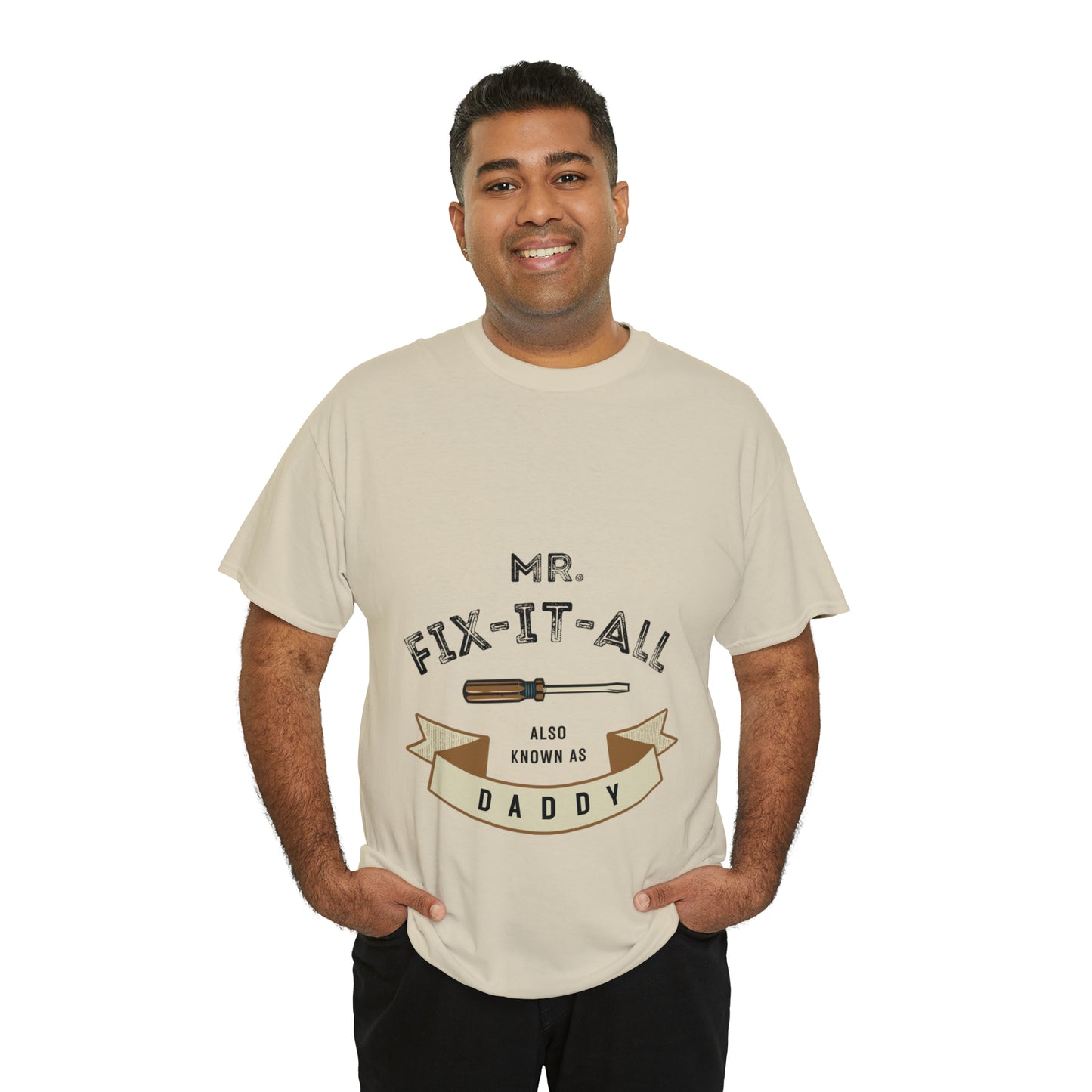 Fix it all Dad T-shirt- Heavy Cotton Tee