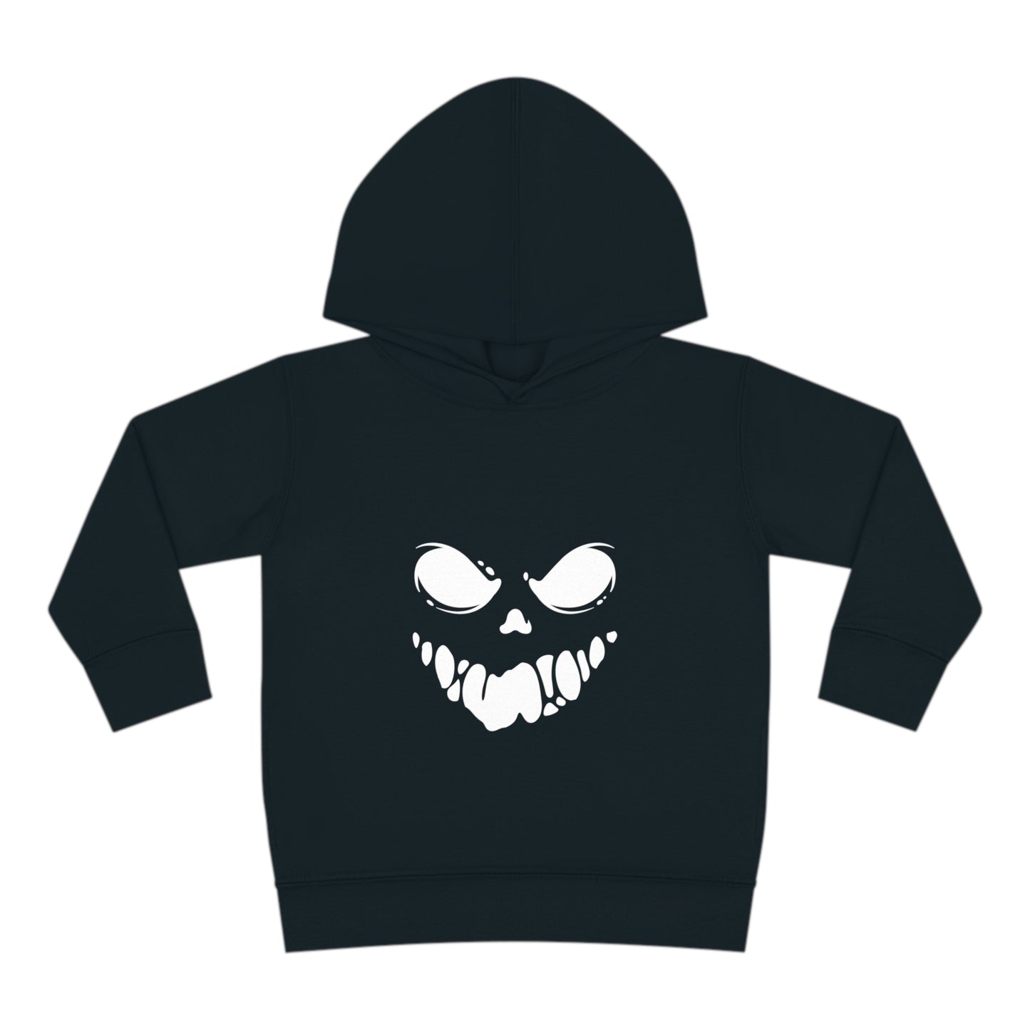 Toddler Pullover Fleece Hoodie with Spooky Face