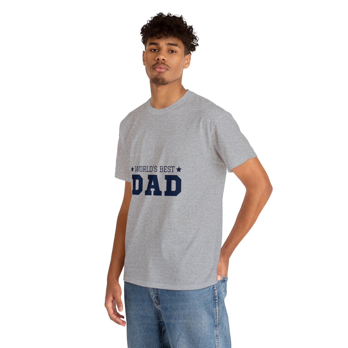 World's Best Dad Heavy Cotton Tee