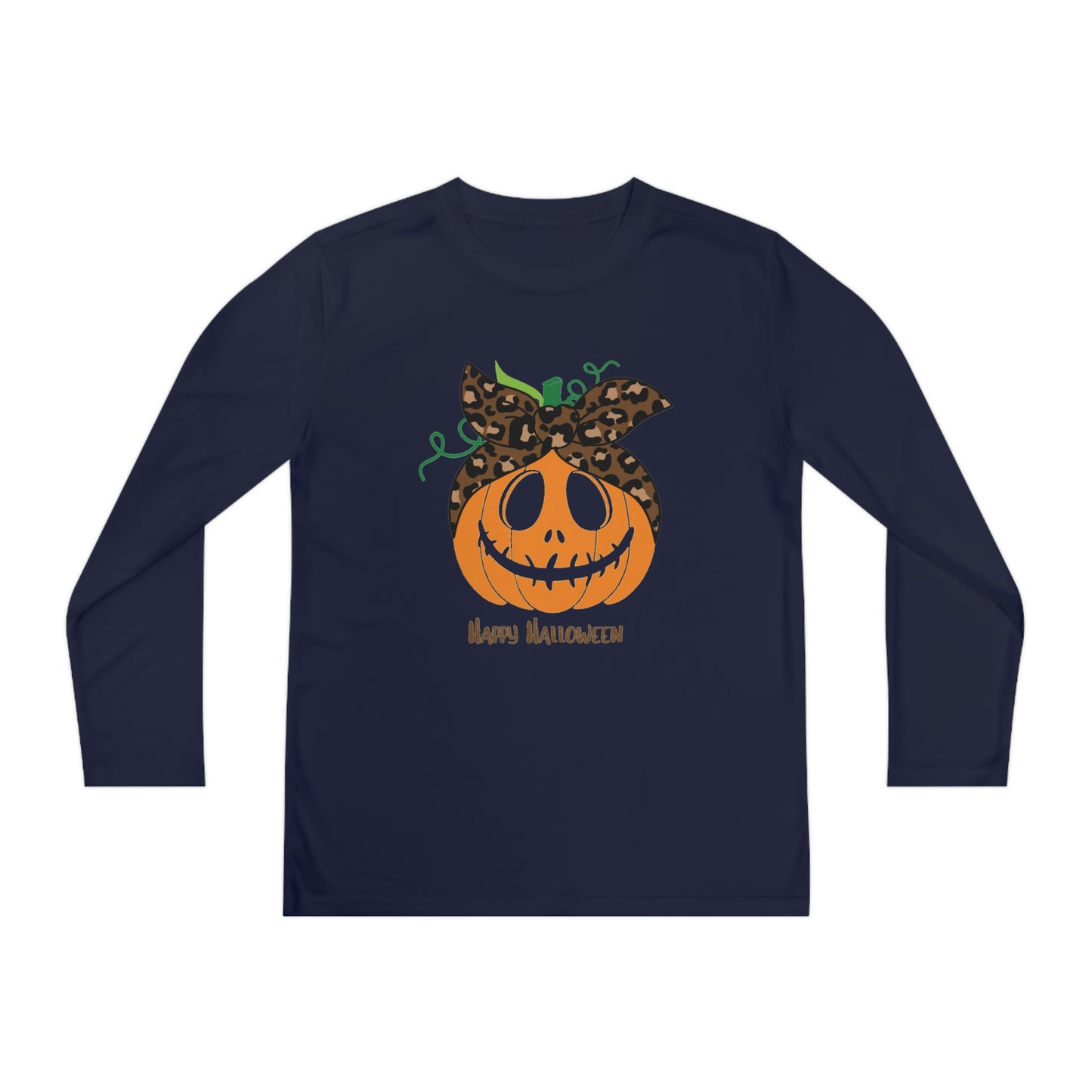 Halloween Pumpkin Long Sleeve Competitor Tee