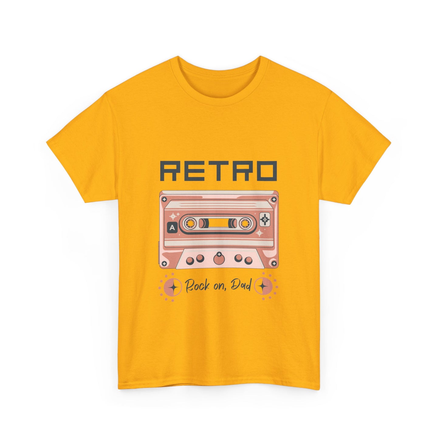 Rock On Dad" Retro T-Shirt - The Perfect Father's Day Gift!