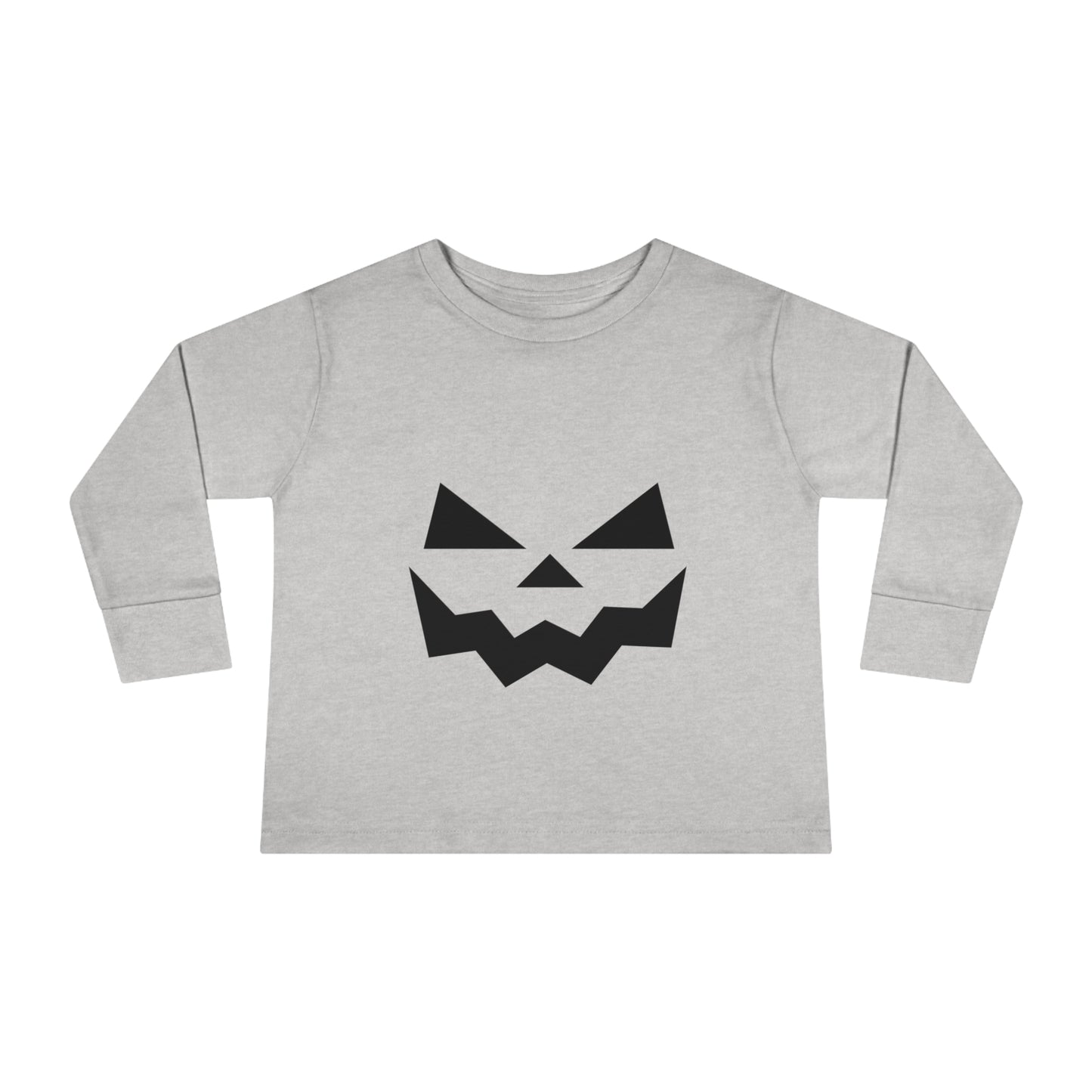 Halloween Pumpkin Faced Long Sleeve Tee for Toddlers