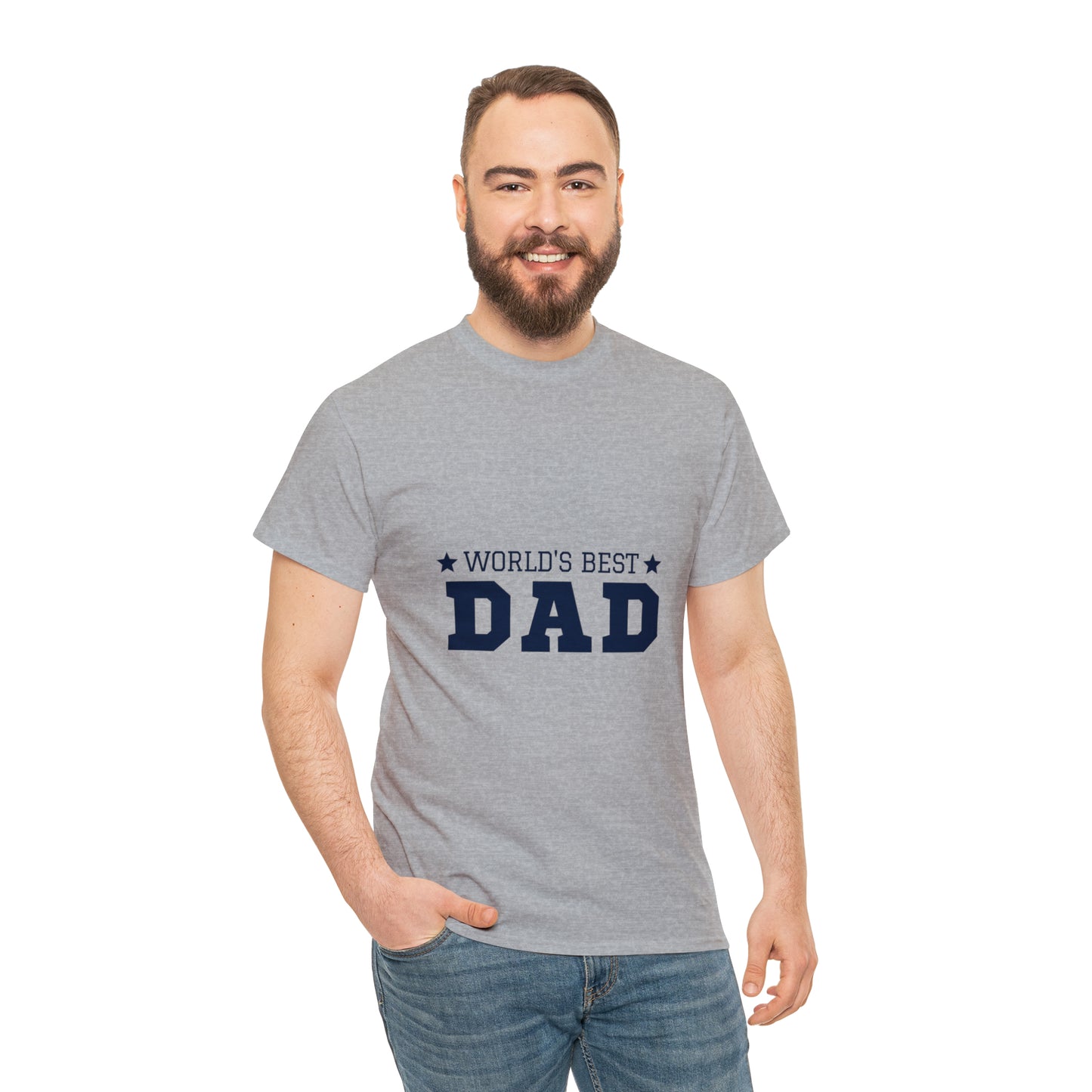 World's Best Dad Heavy Cotton Tee