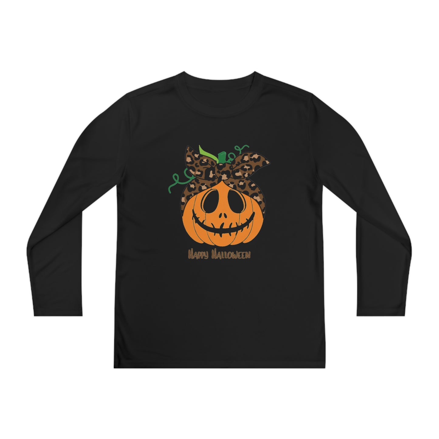 Halloween Pumpkin Long Sleeve Competitor Tee