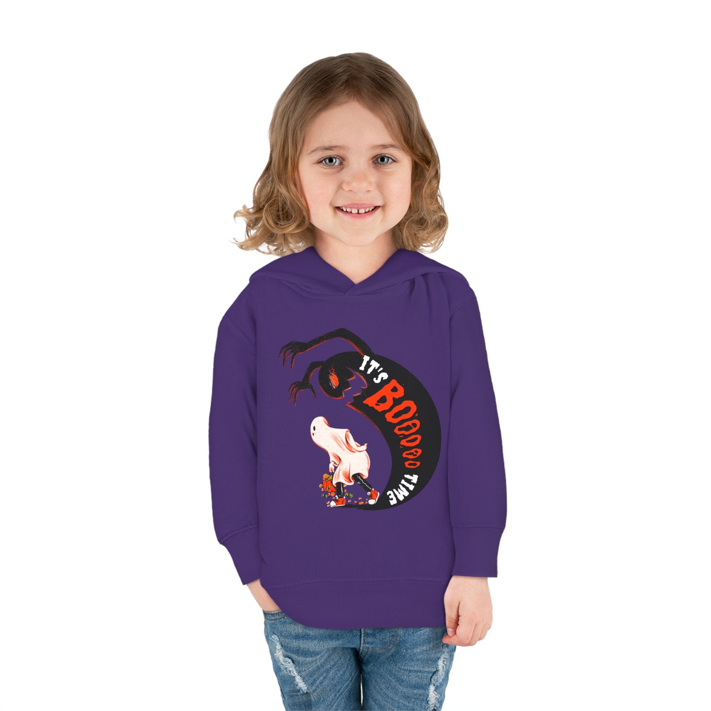 It's Boo Time Halloween Pullover Fleece Hoodie