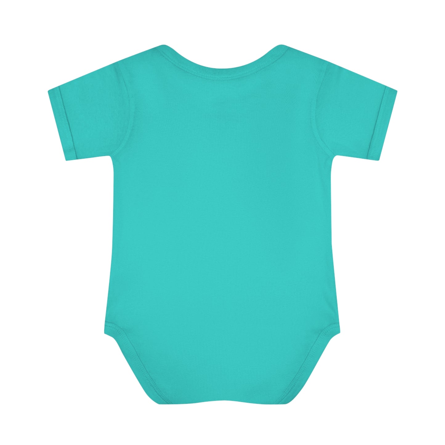 Infant Baby Rib Bodysuit with a message - Keep on smiling