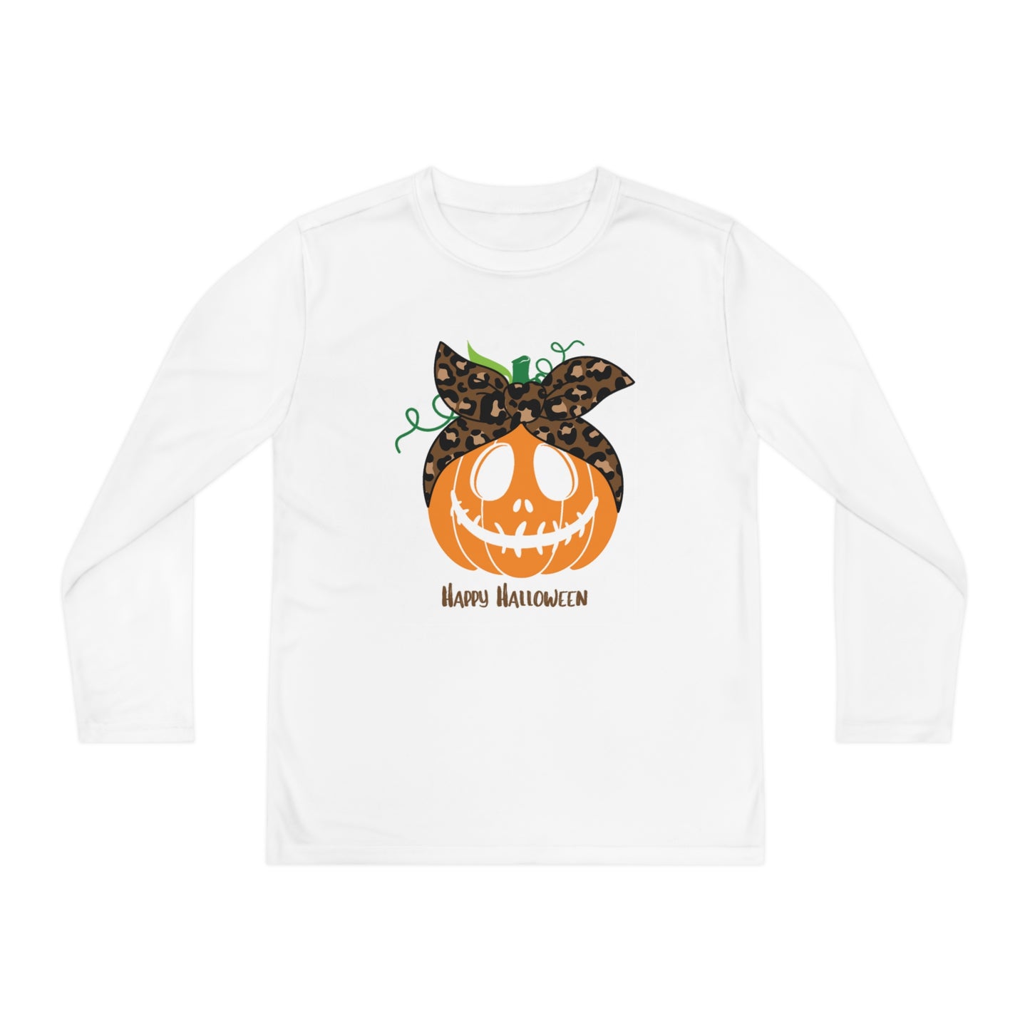 Halloween Pumpkin Long Sleeve Competitor Tee