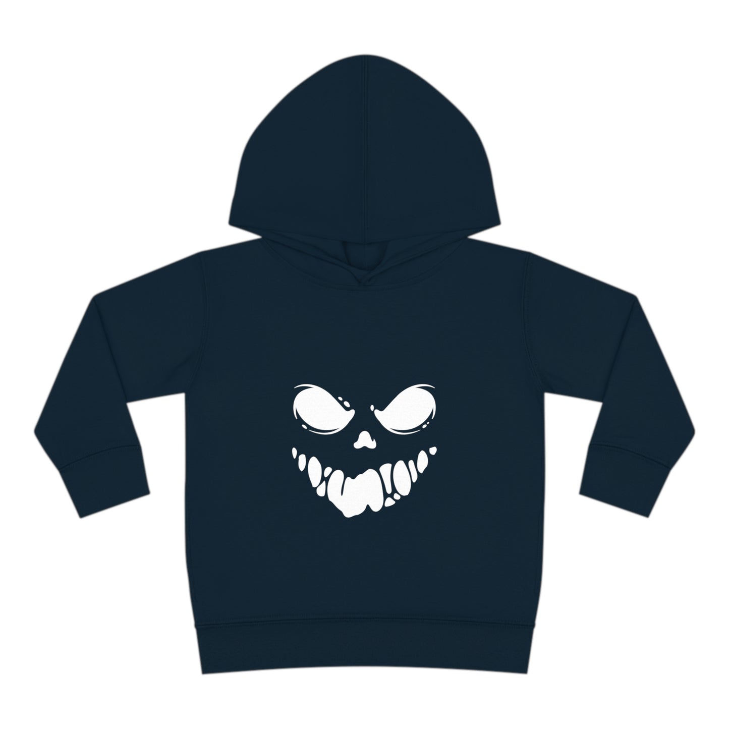 Toddler Pullover Fleece Hoodie with Spooky Face