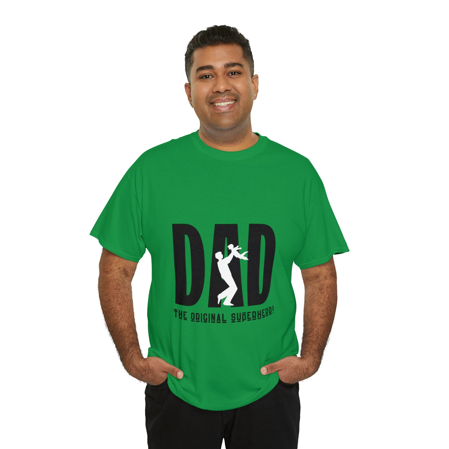 DAD- The Original Super Hero, Heavy Cotton Tee