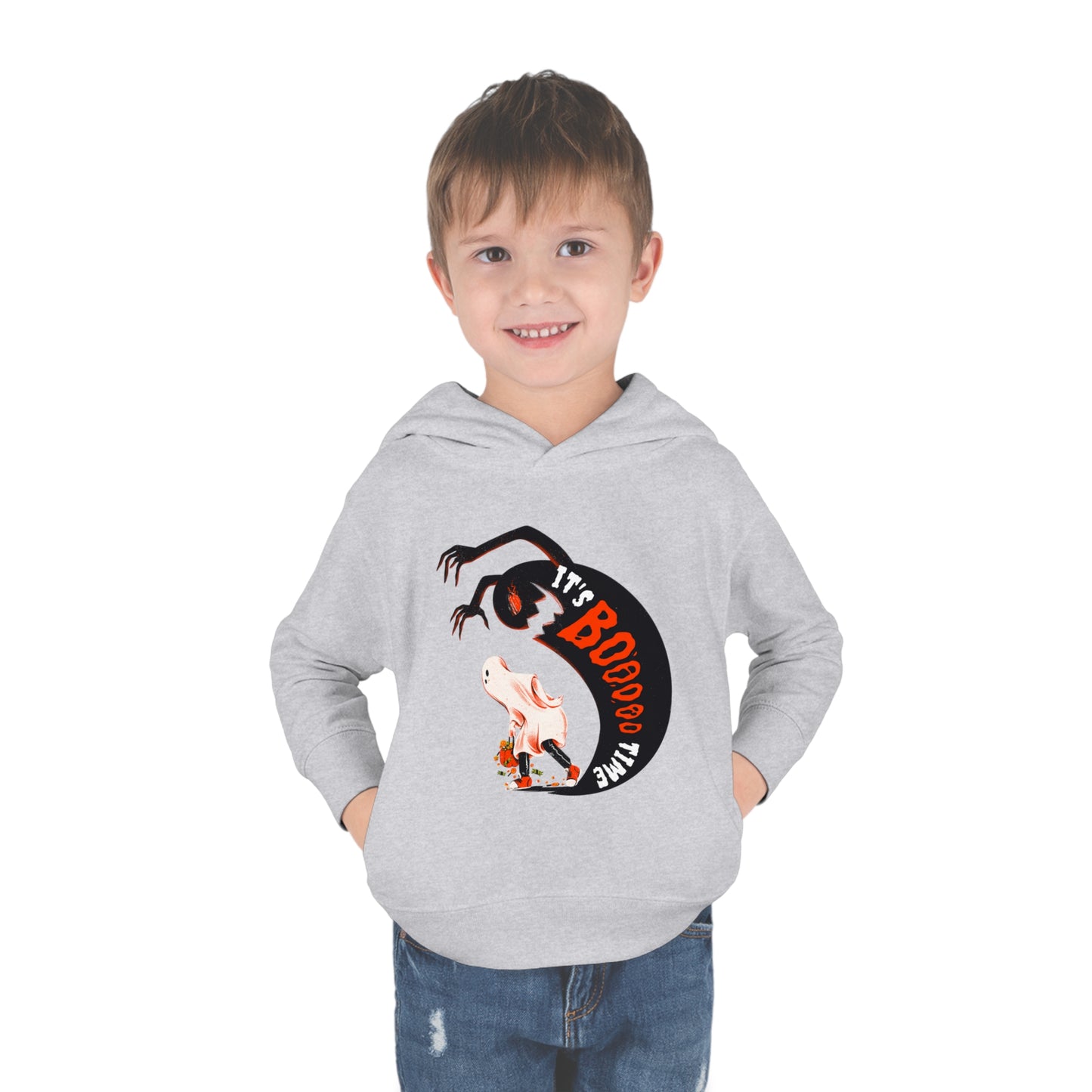 It's Boo Time Halloween Pullover Fleece Hoodie